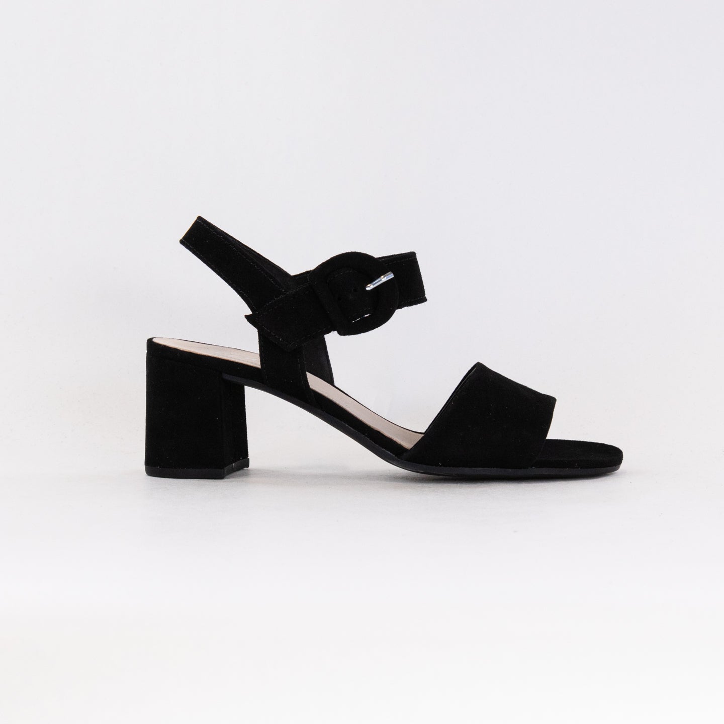 Gabor Women's 21.710.17 Black Ankle Strap Suede Sandals for Fashionable Ladies