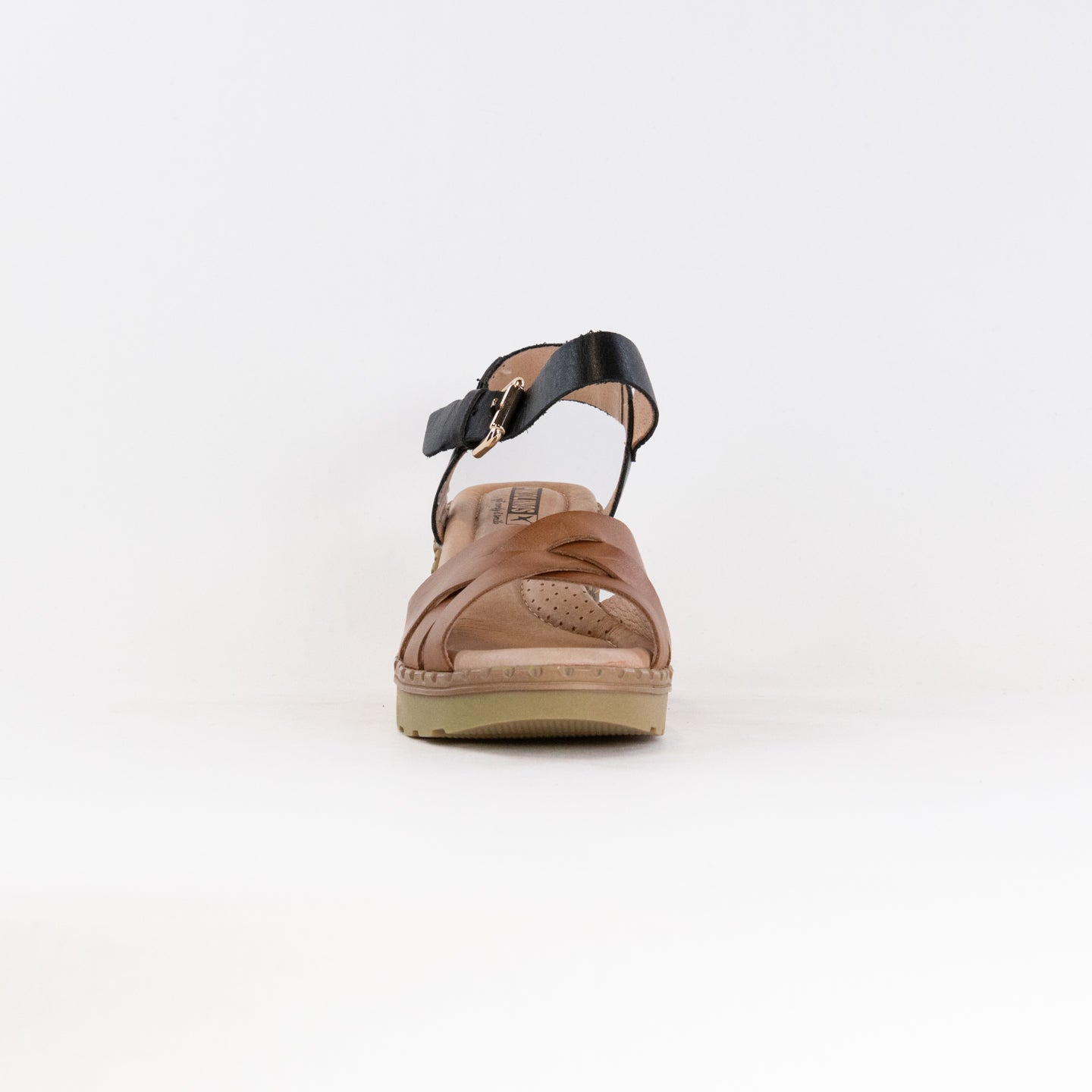 Pikolinos Women's Canarias W8W - 1778 Brandy Mid - Heel Braided Sandals