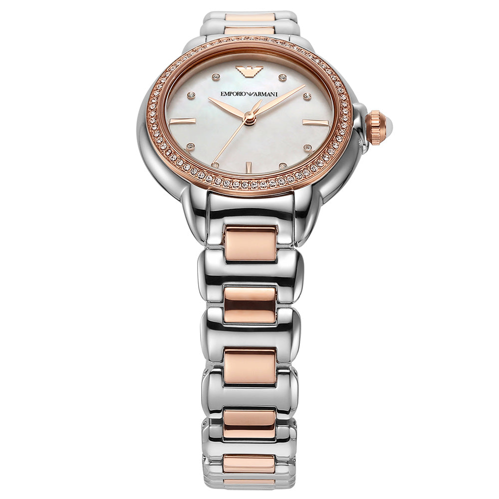 Emporio Armani Mia Two - Tone Stylish Women's Watch AR11569