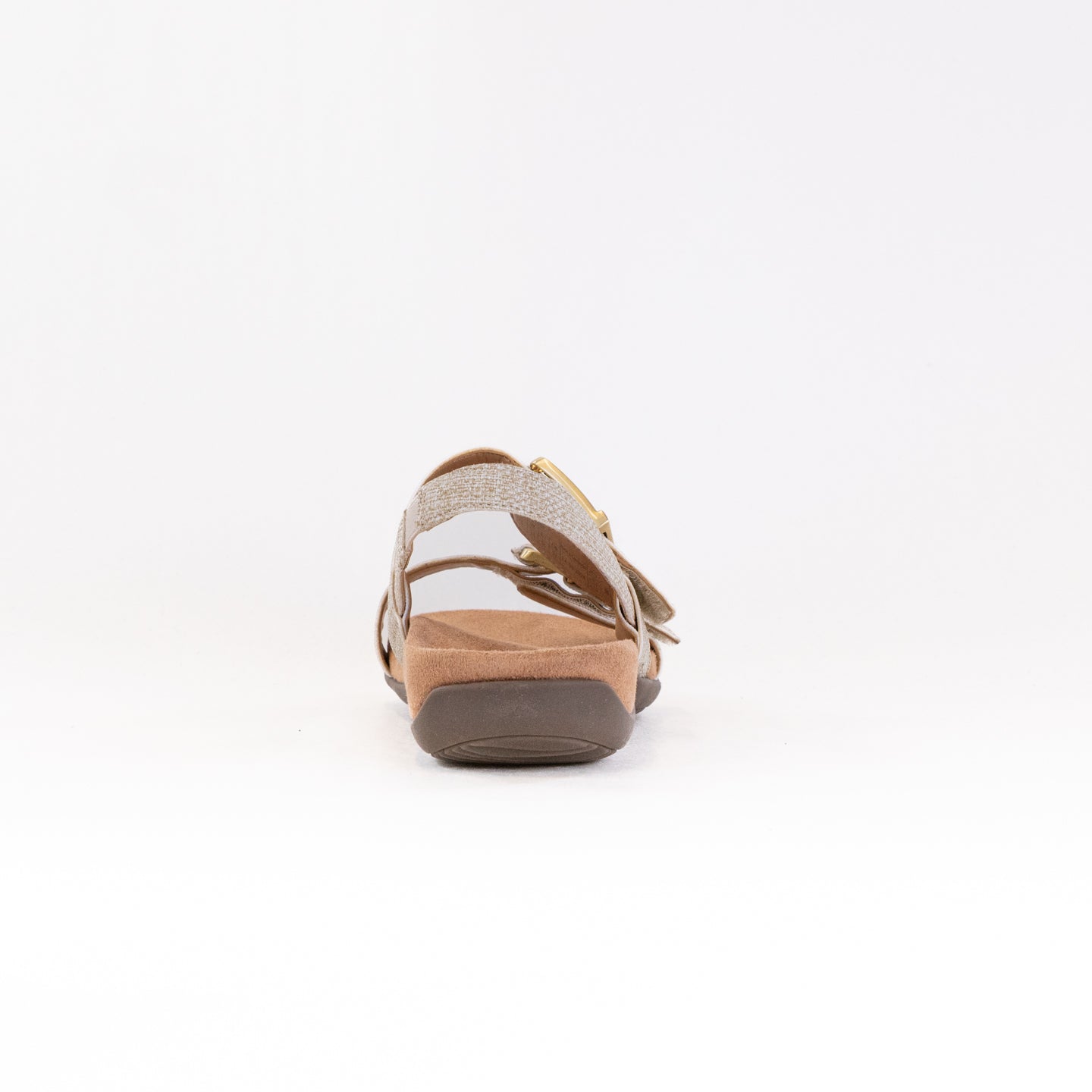 Women's Vionic Reese Adjustable Slingback Sandals in Oatmeal Color