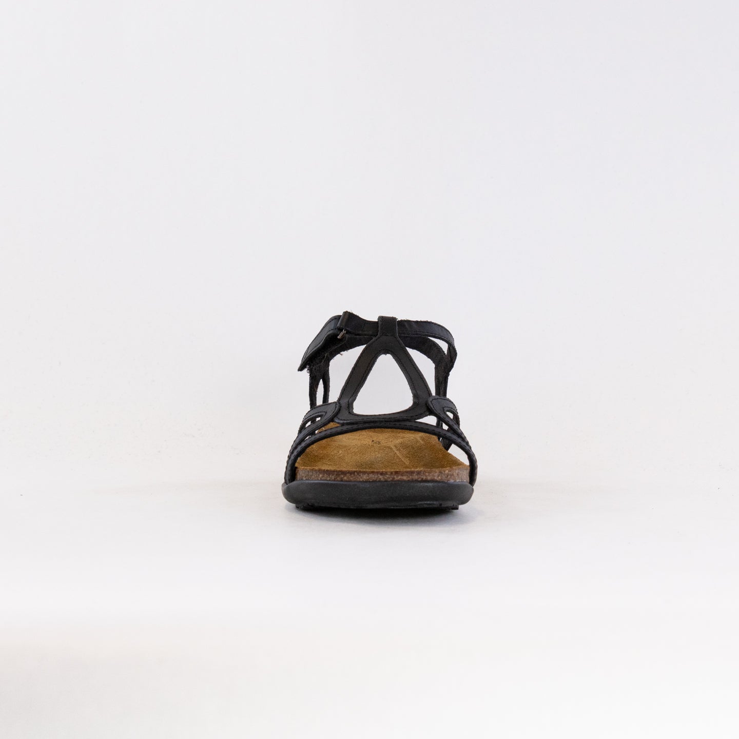 Naot Women's Dorith Gladiator-Inspired Sandals in Black Raven Leather