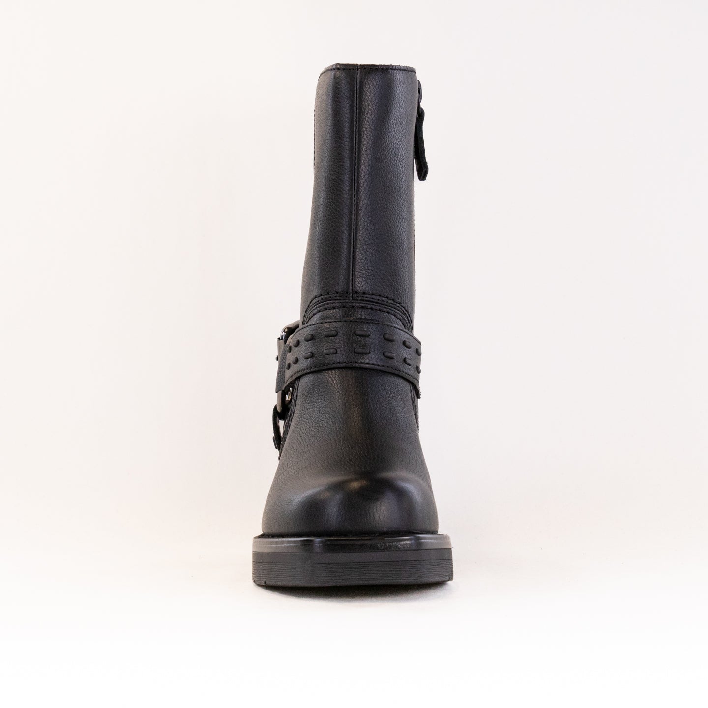 Women's Clarks Black Leather Rebelle Up Stylish Biker Boots
