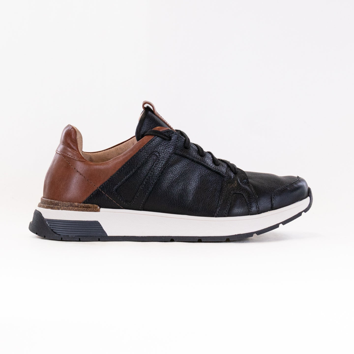 Naot Men's Magnify Soft Chestnut Black Leather Shoes