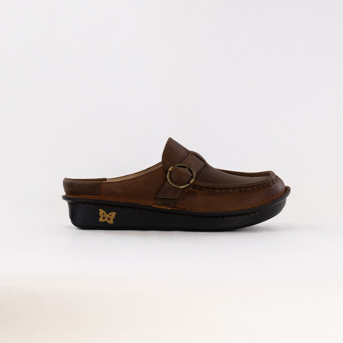 Women's Alegria Brigid Clogs in Oiled Brown Color