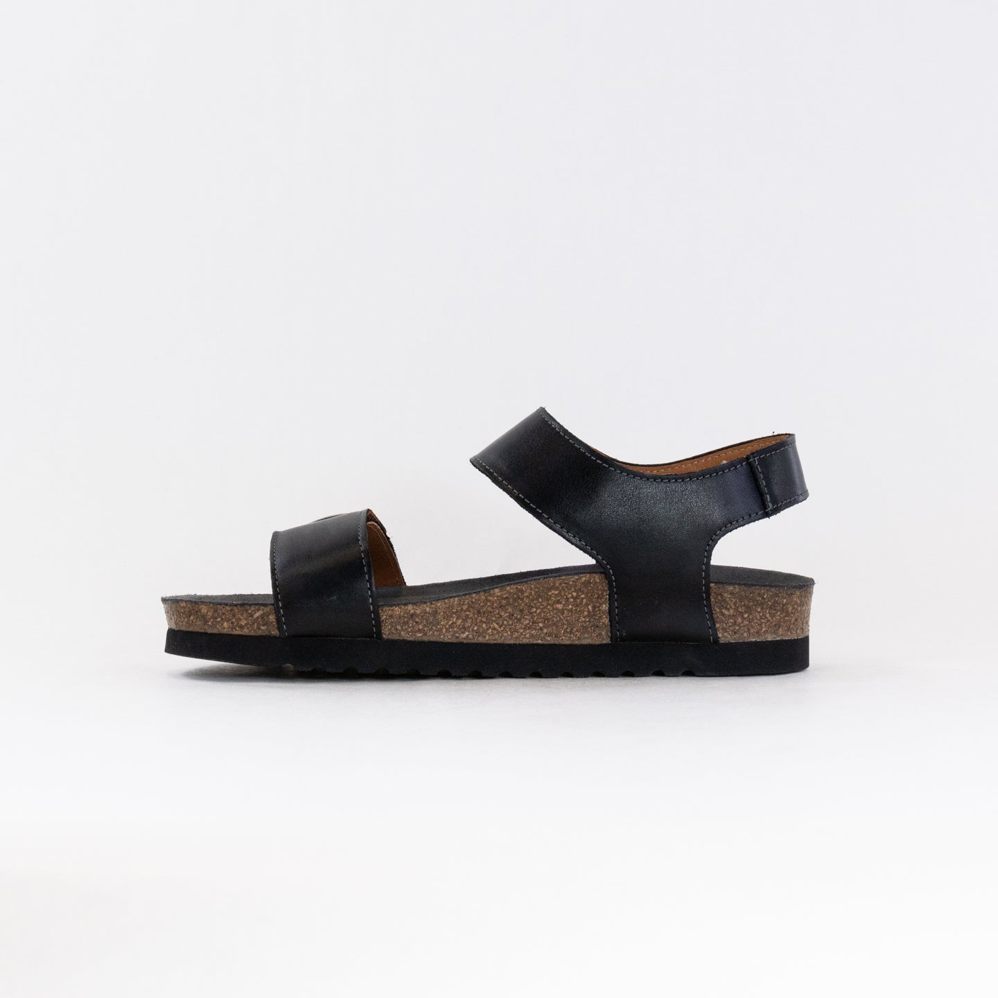 Women's Taos Luckie Sandals in Stylish Black Leather