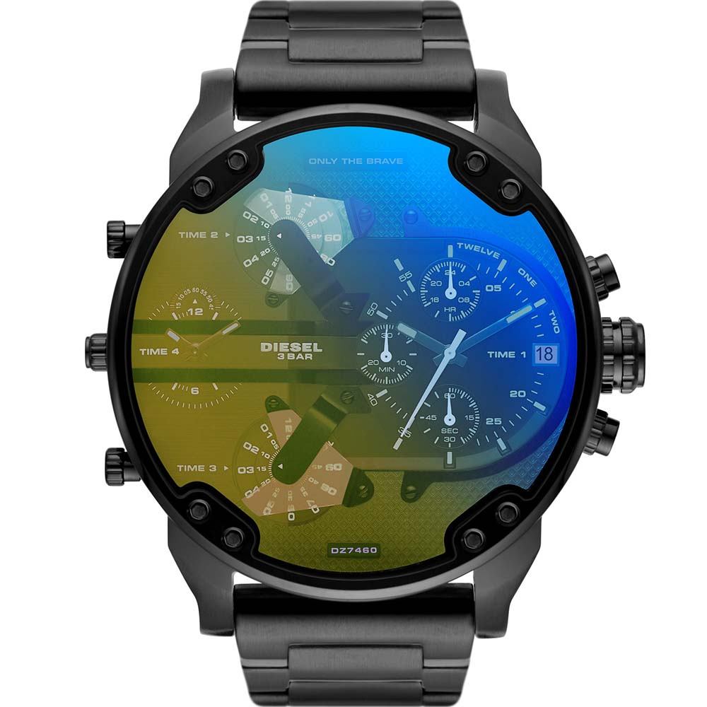 Diesel DZ7460 Mr Daddy 2.0 Sleek Black Stainless Steel Men's Watch