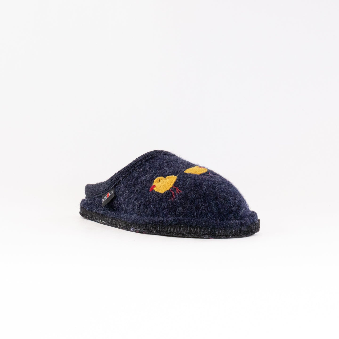 Haflinger Women's Gallina Slippers in Captain's Blue Color