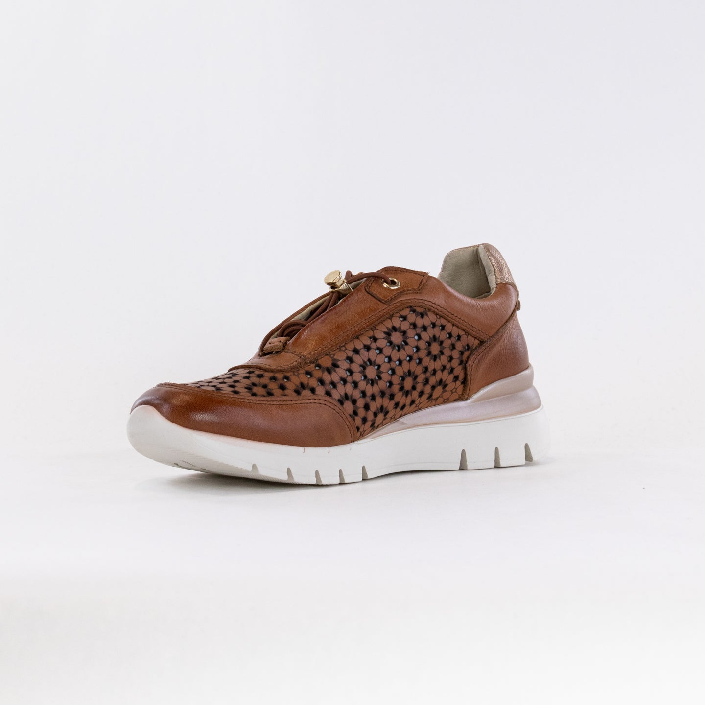 Pikolinos Women's Elegant Cantabria W4R - 6584 Brandy - Adjustable Elastic Closure Sneakers