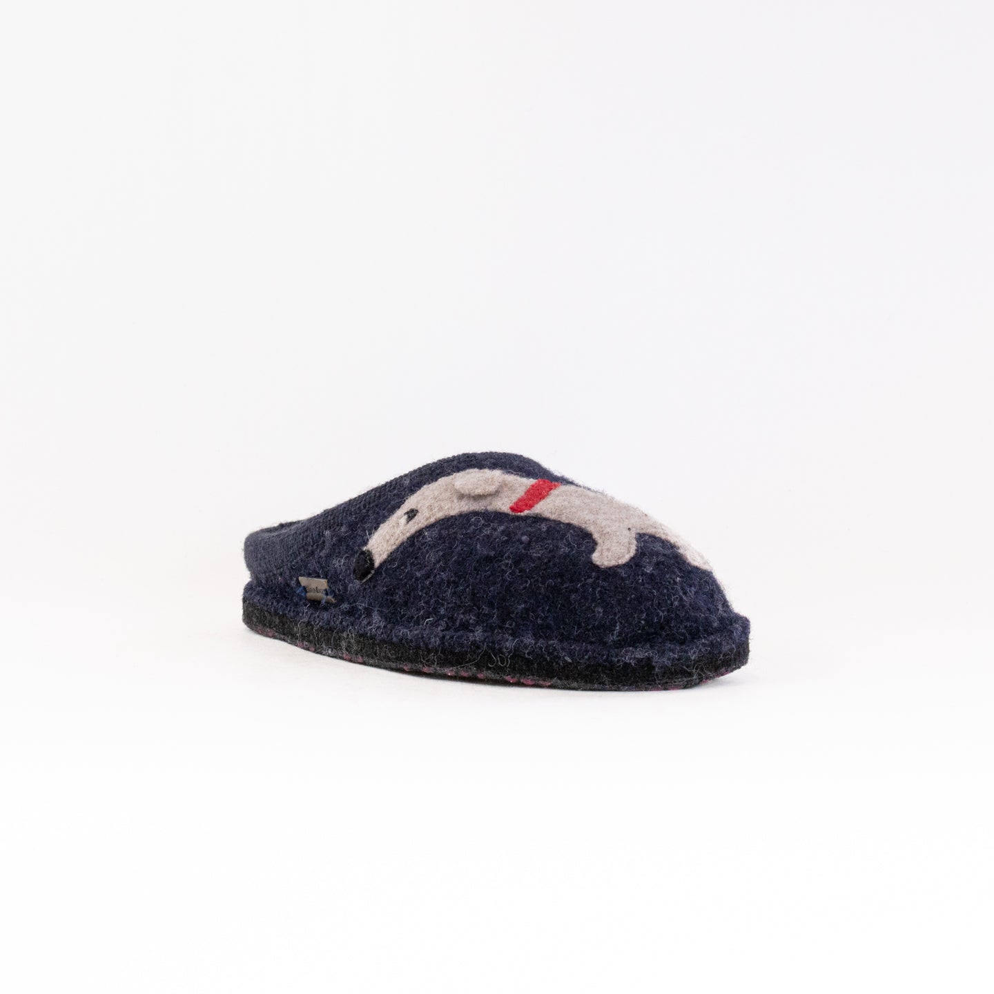Women's Haflinger Blue Cozy Doggy Slippers