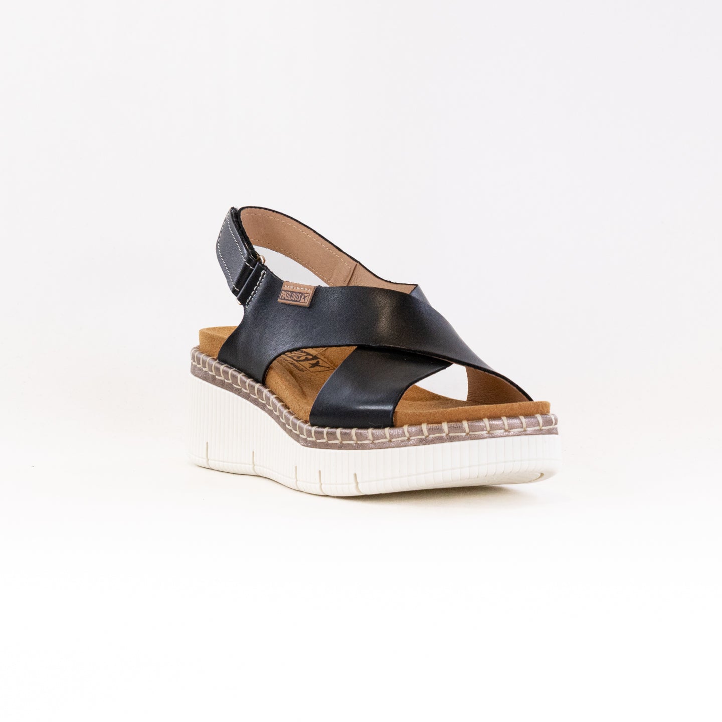 Women's Pikolinos Gomera Black Wedge Sandals - Comfortable and Stylish Footwear