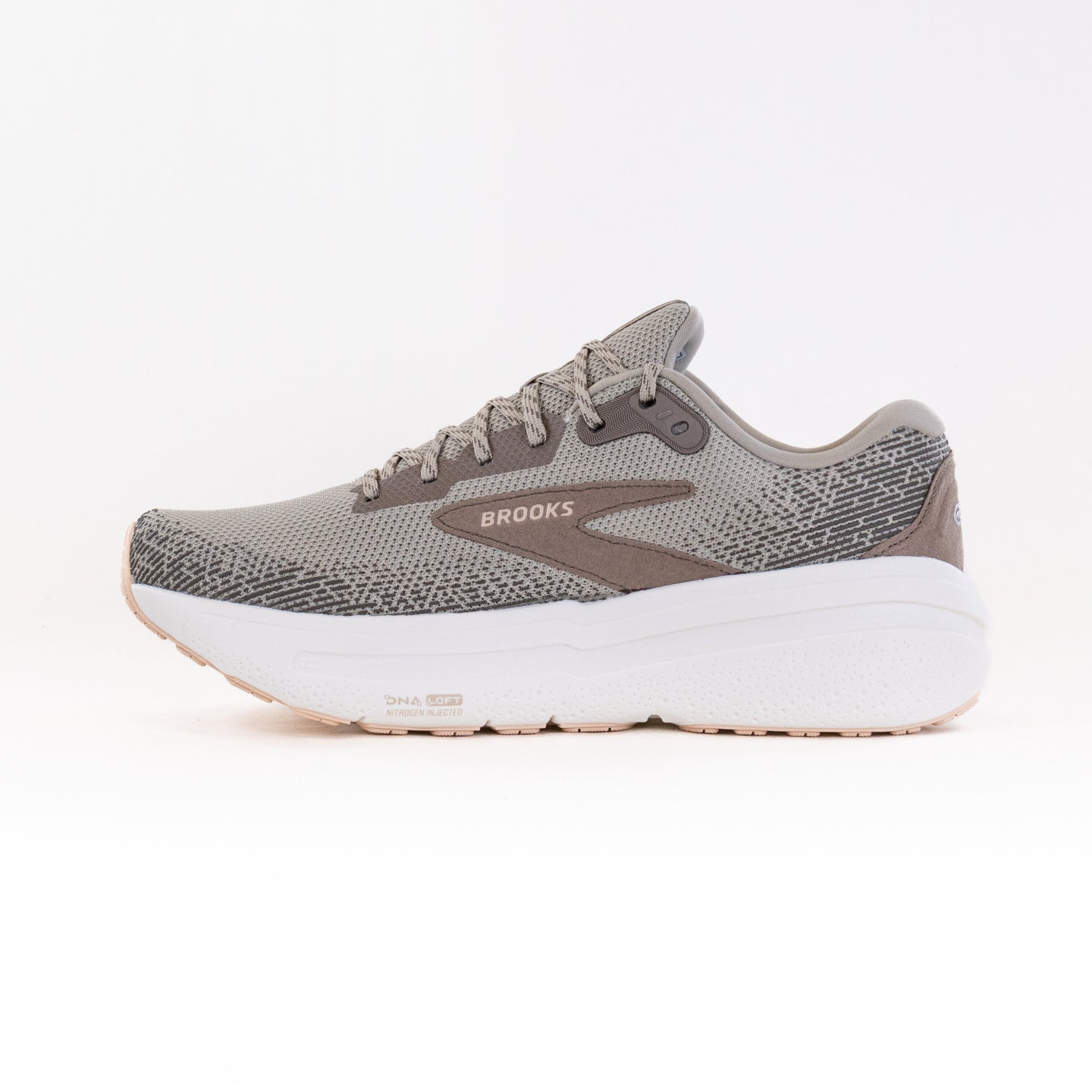 Men's Brooks Ghost Max 2 Road Running Shoes - London Fog/Falcon/Coconut