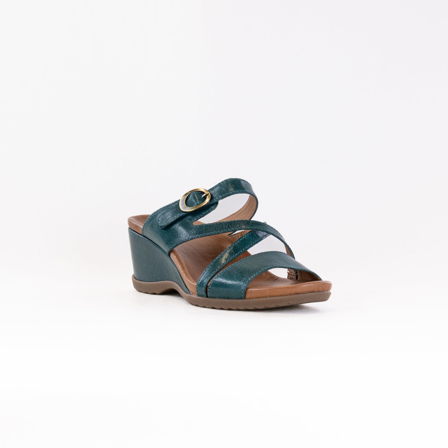 Stylish Teal Dansko Ana Women's Open - Back Wedge Shoes