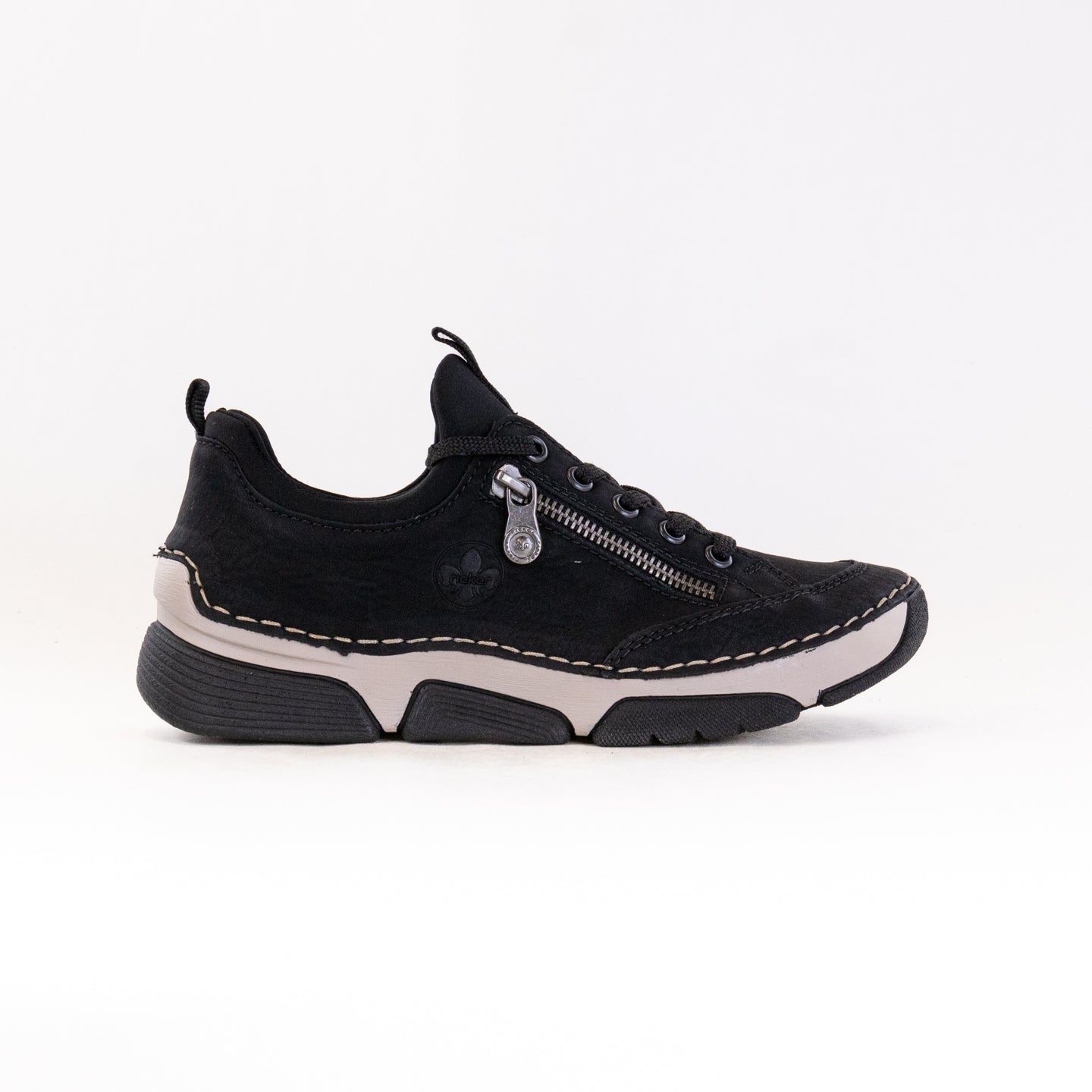 Black Women's Rieker Angela 45973 Stylish Sneakers