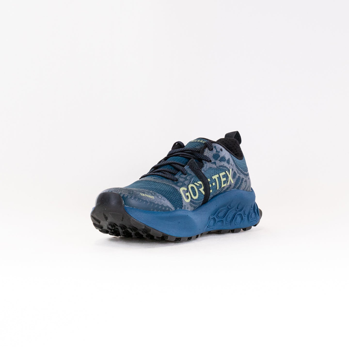 Women's New Balance Fresh Foam X Hierro v8 Gore-Tex® Waterproof Trail Running Shoes - Blue and Black Color Scheme