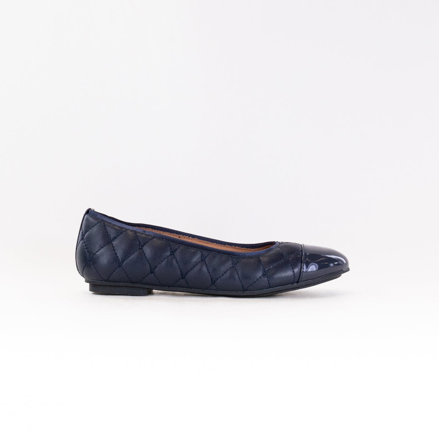 Women's Vionic Desiree Navy Ballet Flats - Stylish Quilted Design