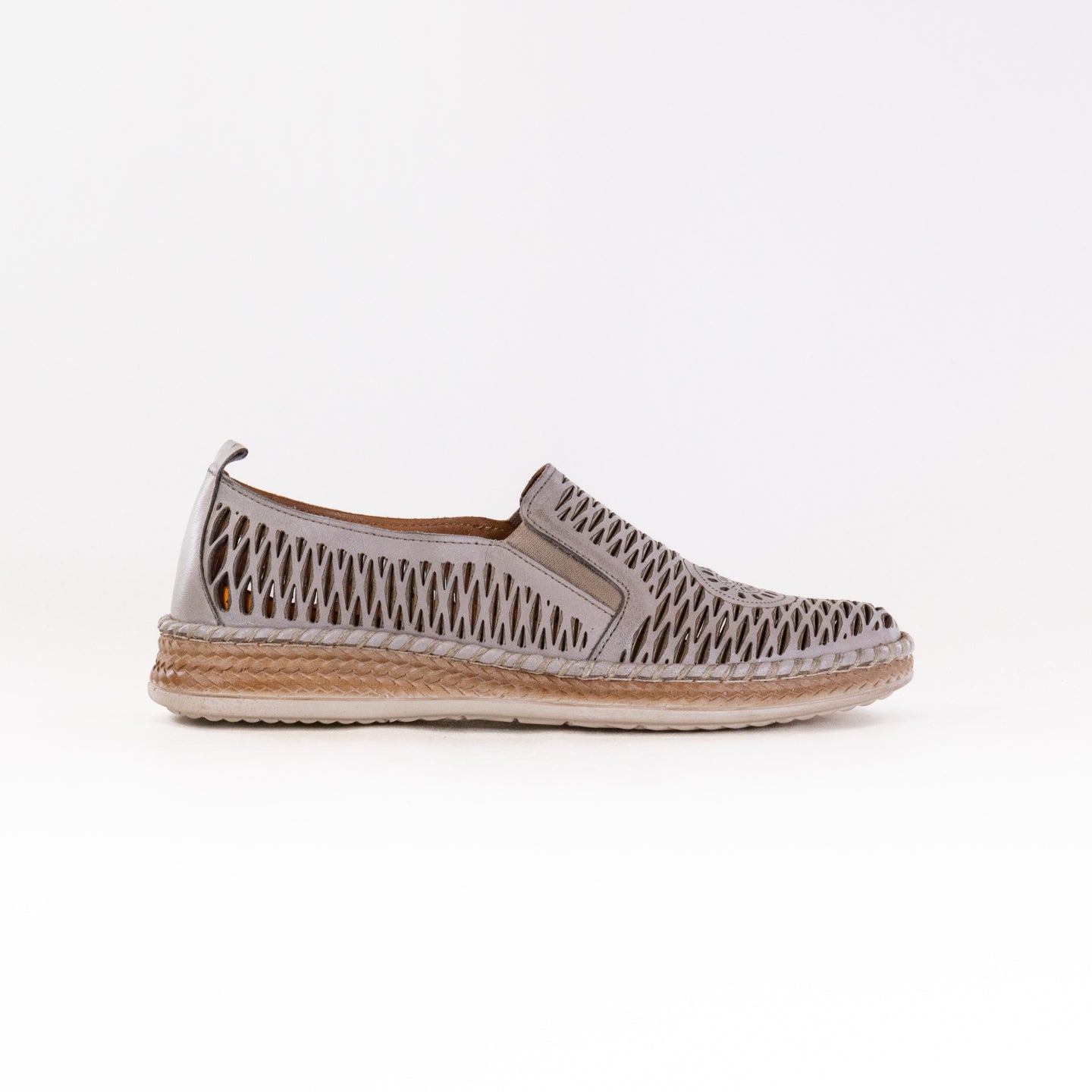 Spring Step Women's Newday Casual Slip-on Shoes in Taupe
