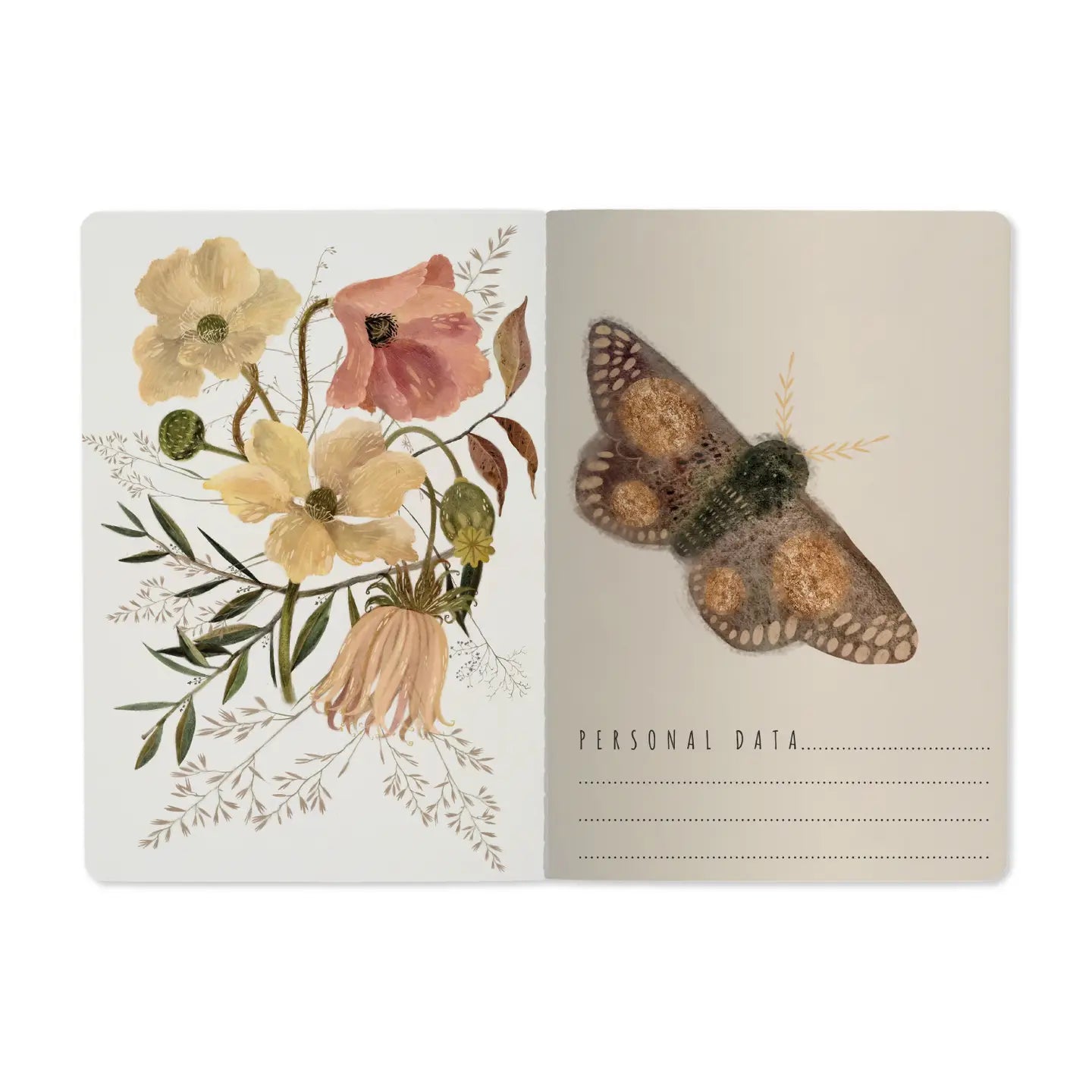 Bruno Visconti's BV Soft Petals Writing Notebook for Creative Minds