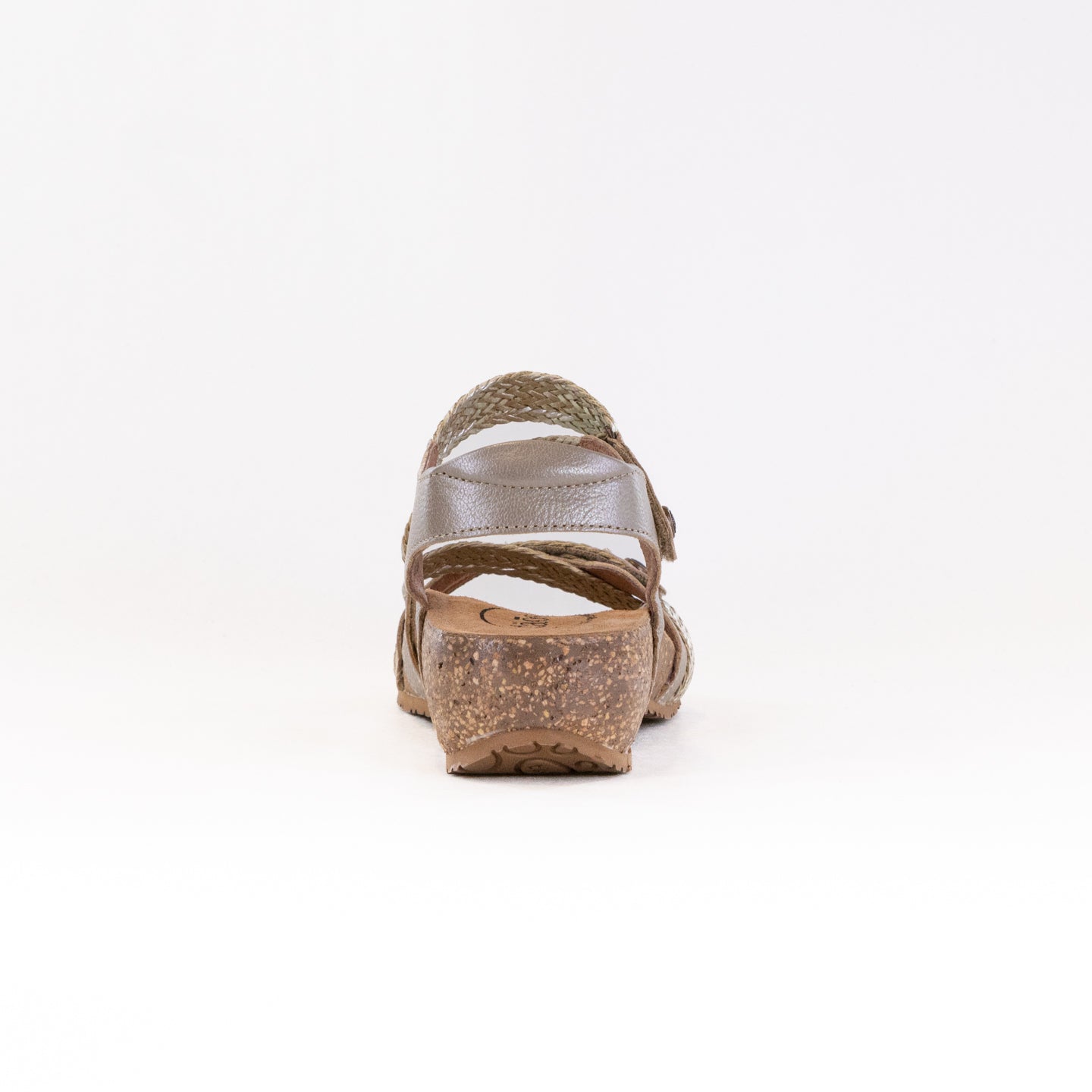 Women's Taos Trulie Leather Sandals in Champagne Color