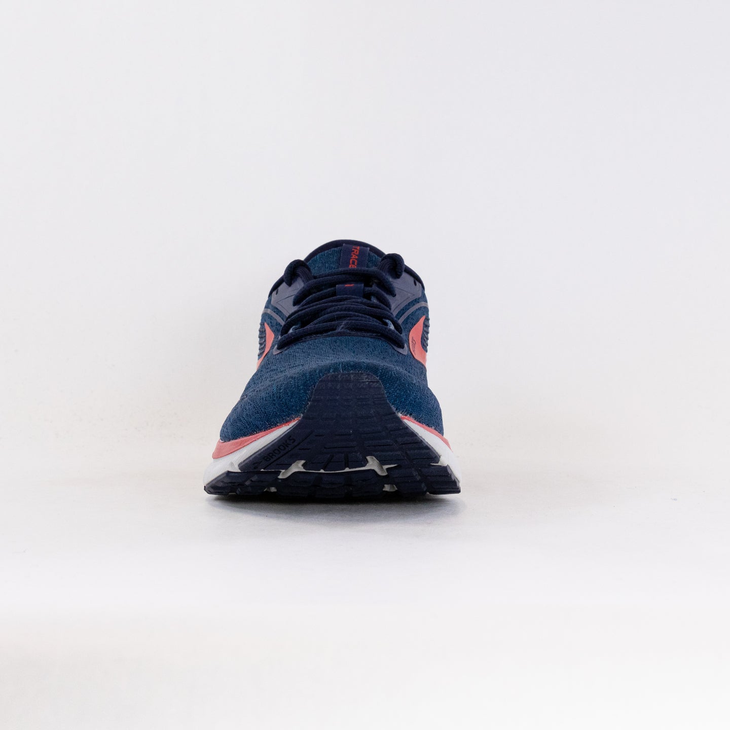 Men's Brooks Trace 2 Running Shoes in Peacoat, Grey and Red