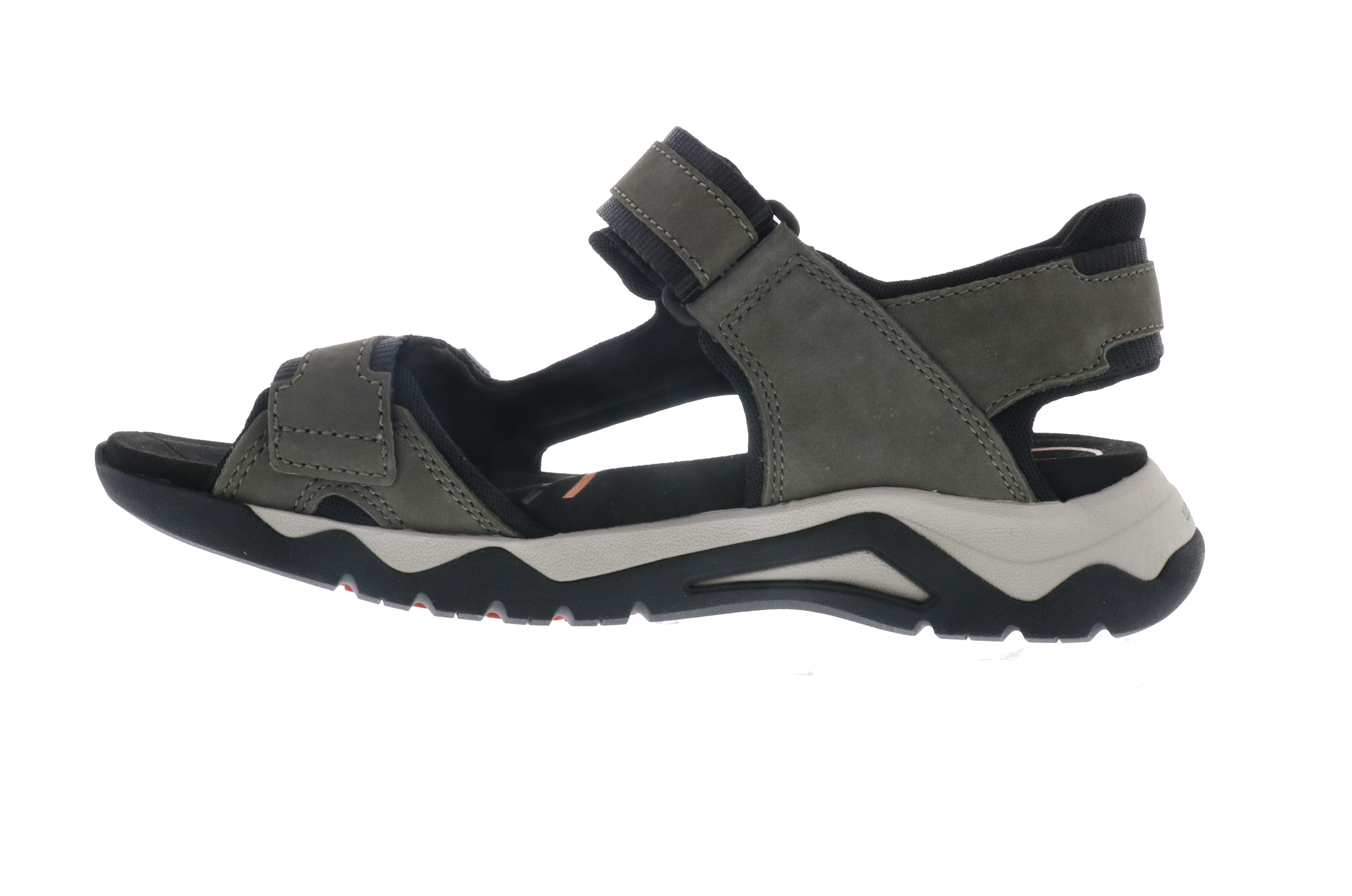 Men's Clarks Wave 2.0 Jump Olive Nubuck Casual Walking Shoes