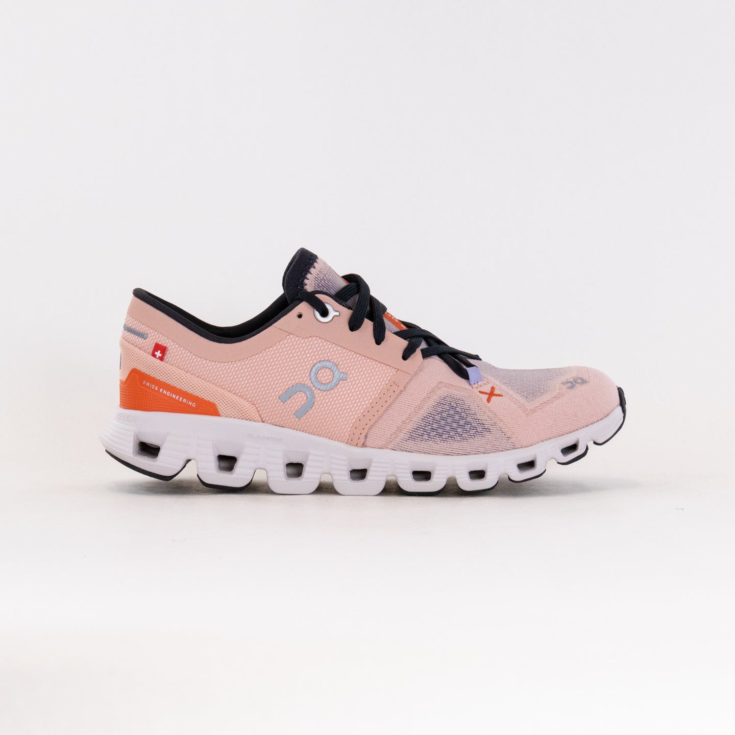 Women's On Cloud X 3 - Rose Sand: Ultralight, Reactive Running Shoes