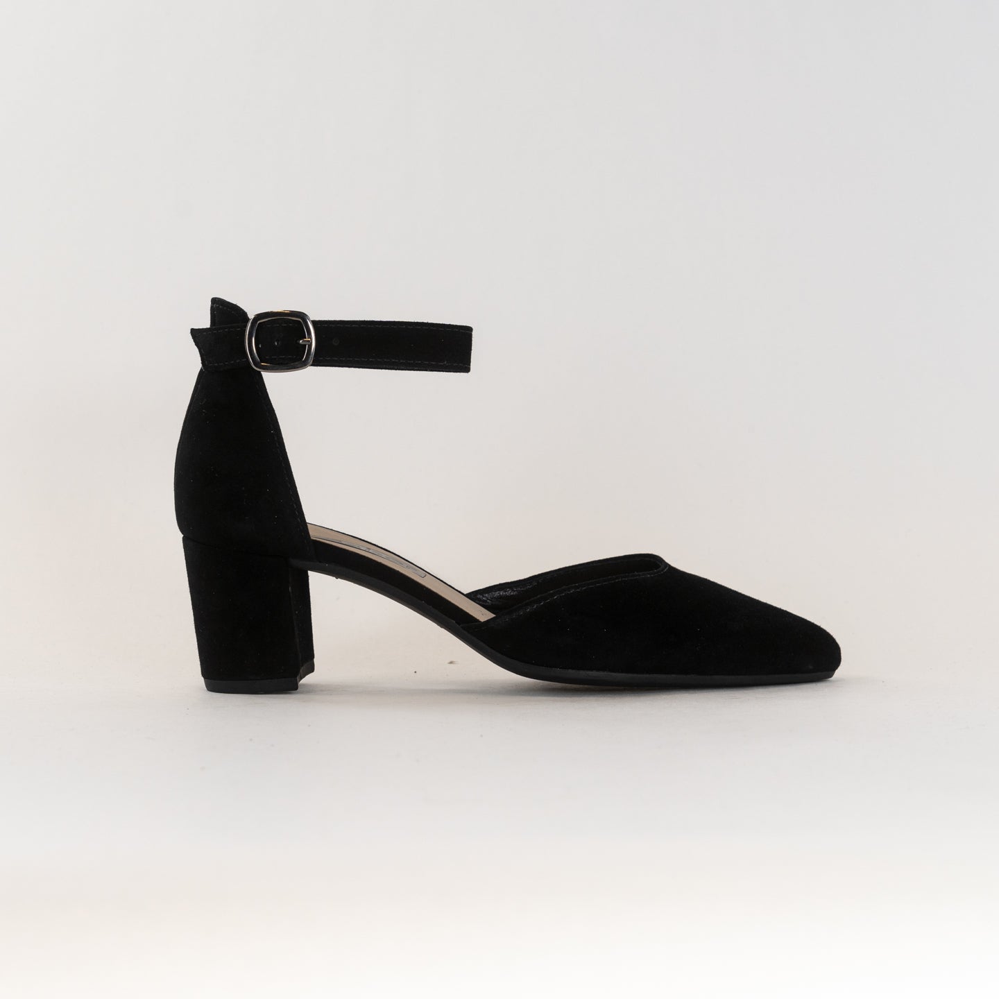 Gabor 21.340.17 Women's Elegant Black Ankle Strap Shoes
