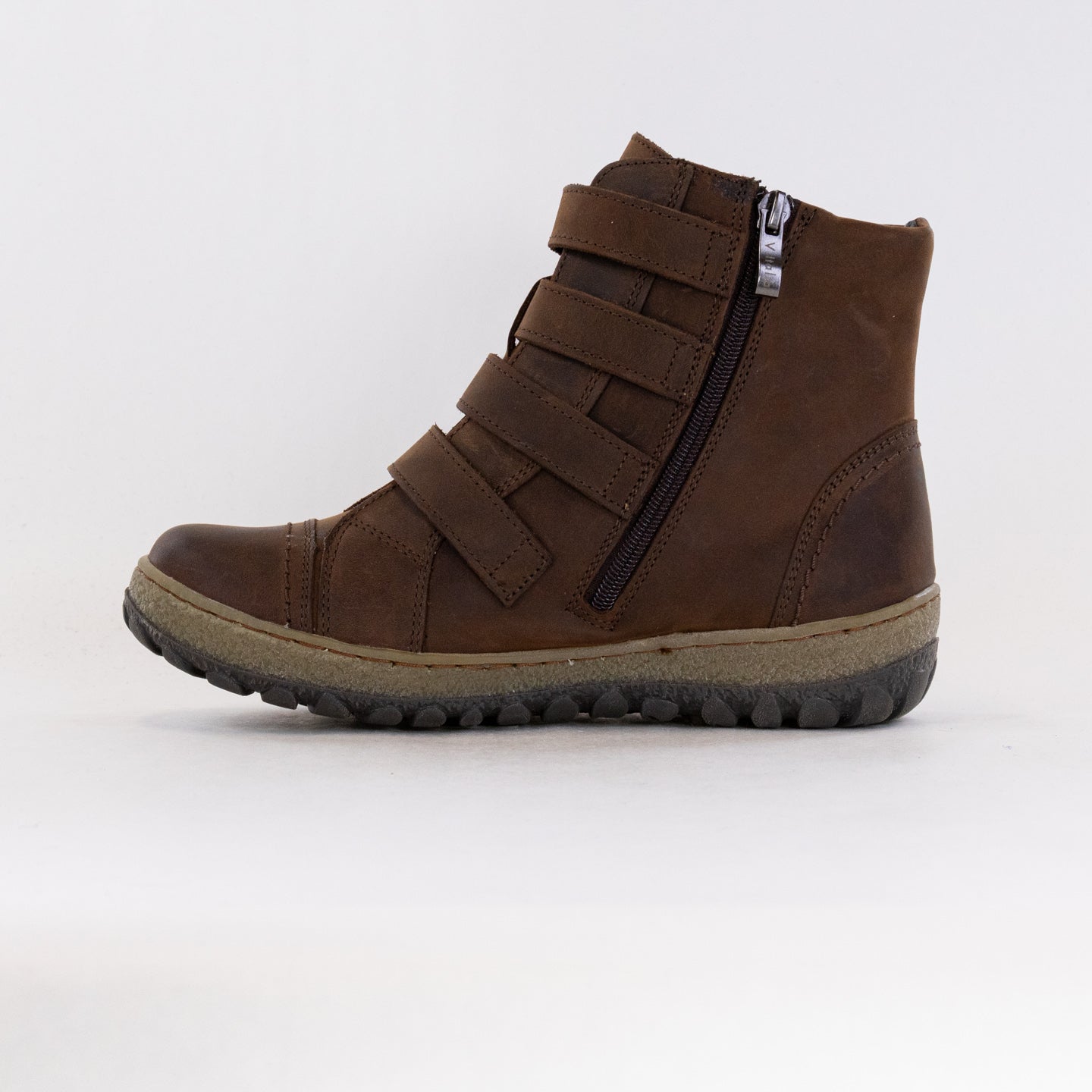 V-Italia Women's Stylish Kiki Brown Leather Boots for Fashion Enthusiasts