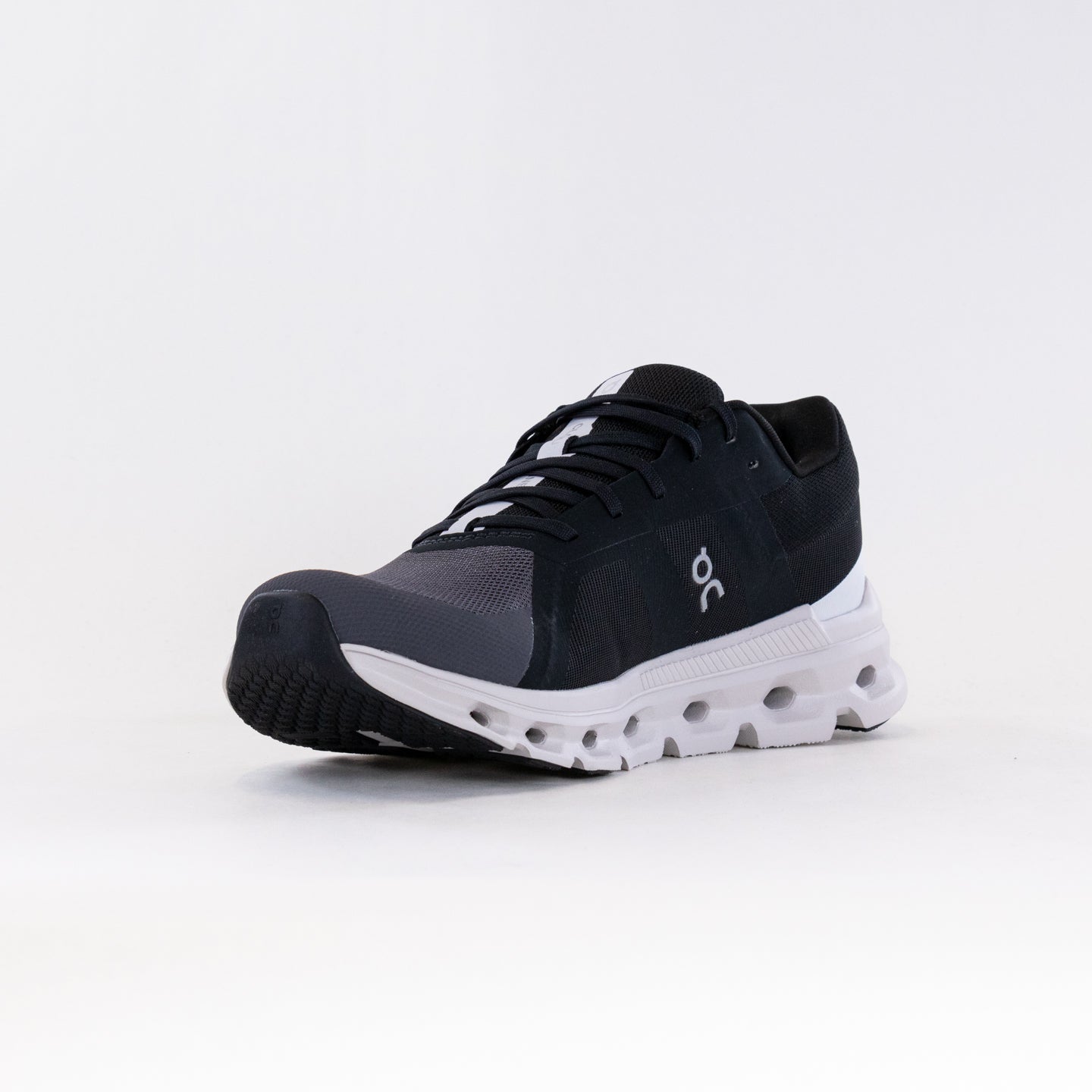 Men's On Cloudrunner Wide Running Shoes in Eclipse/Frost Color Scheme