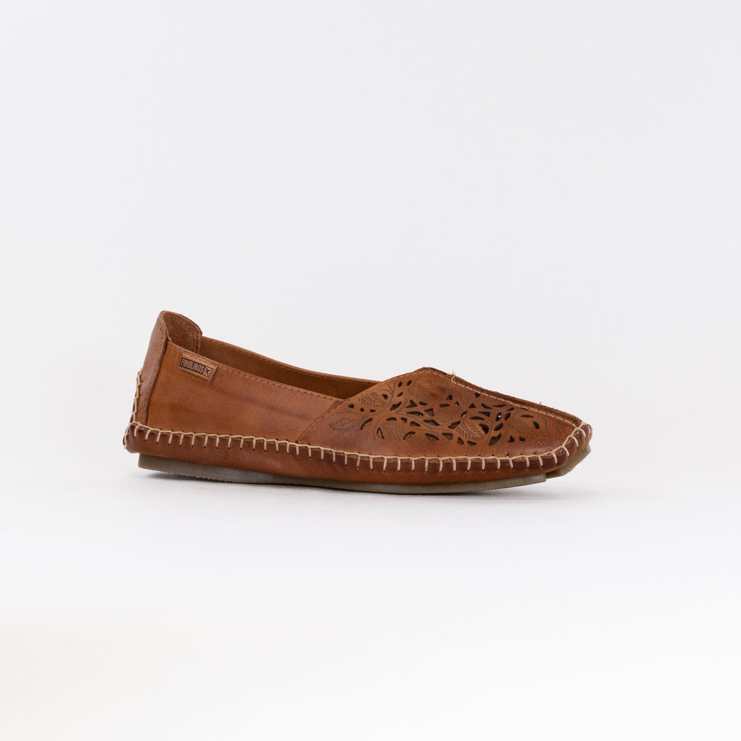 Pikolinos Women's Brandy Jerez 578-4976 Punched Leather Slipper Loafers