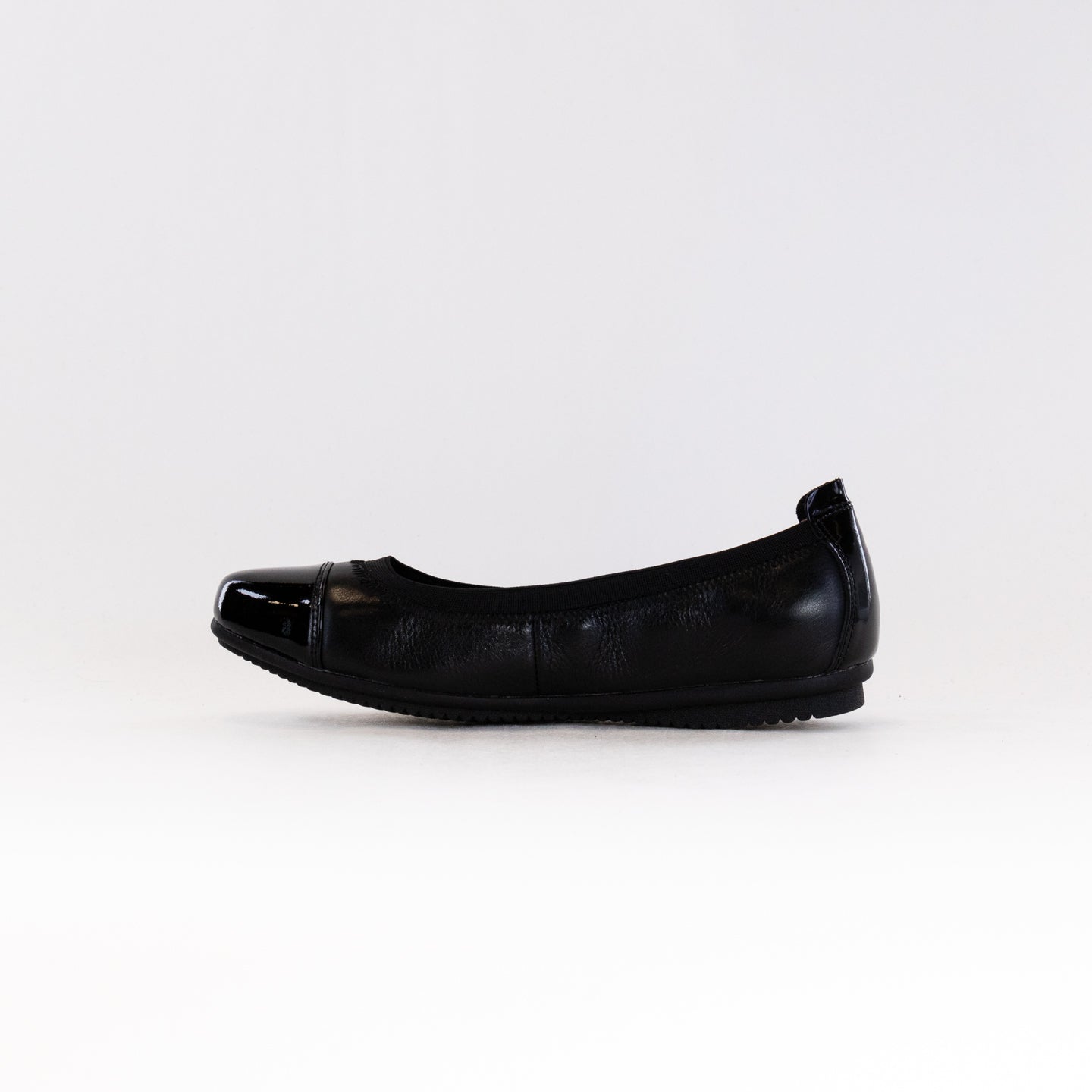 Josef Seibel Women's Pippa 07 Flat Shoes in Black Calf Leather