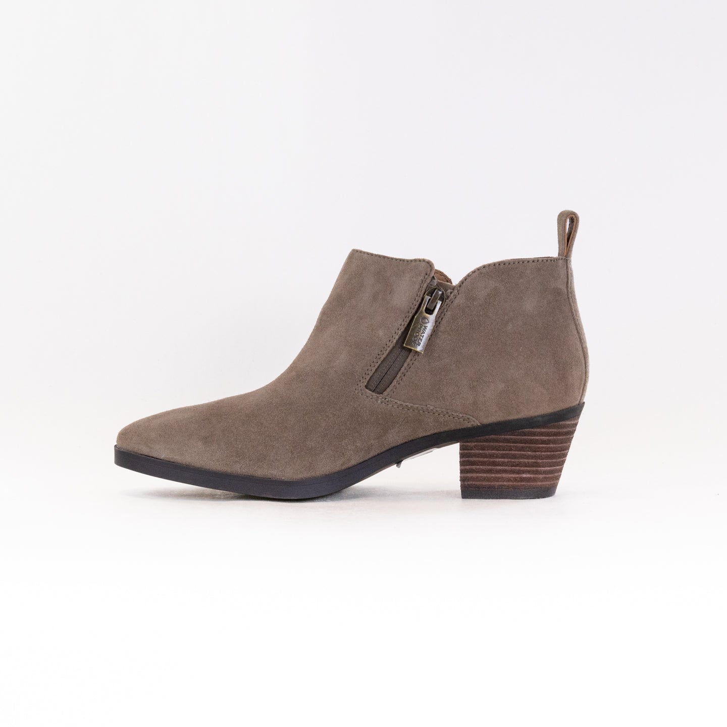 Vionic Women's Fashionable Cecily Ankle Booties in Stone Suede Color