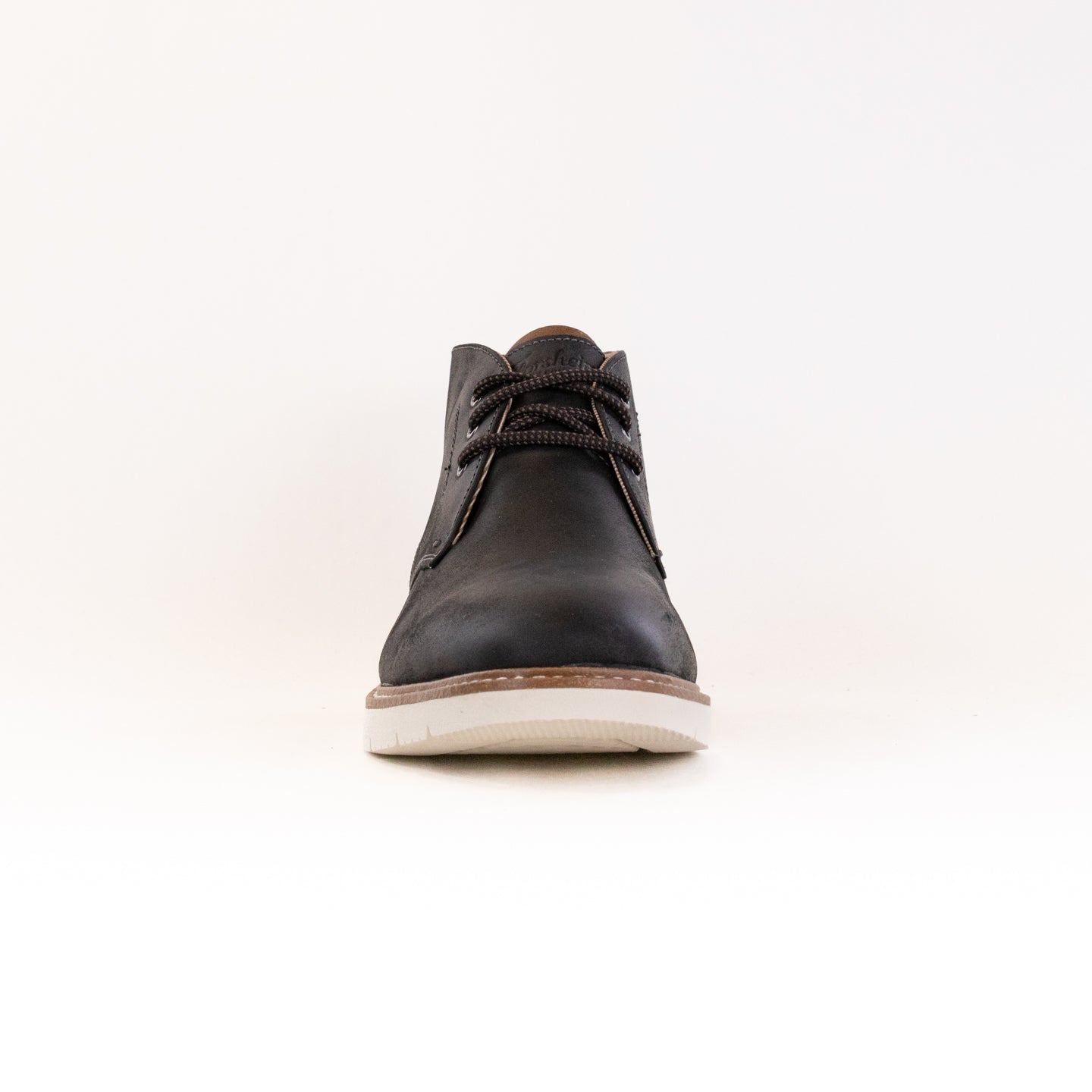 Men's Florsheim Vibe Classic Plain Toe Chukka Boots Crafted from Black Leather