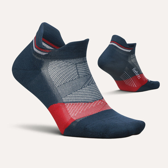 Limited Edition USA Feetures Elite Max Cushion No Show Socks with Tab