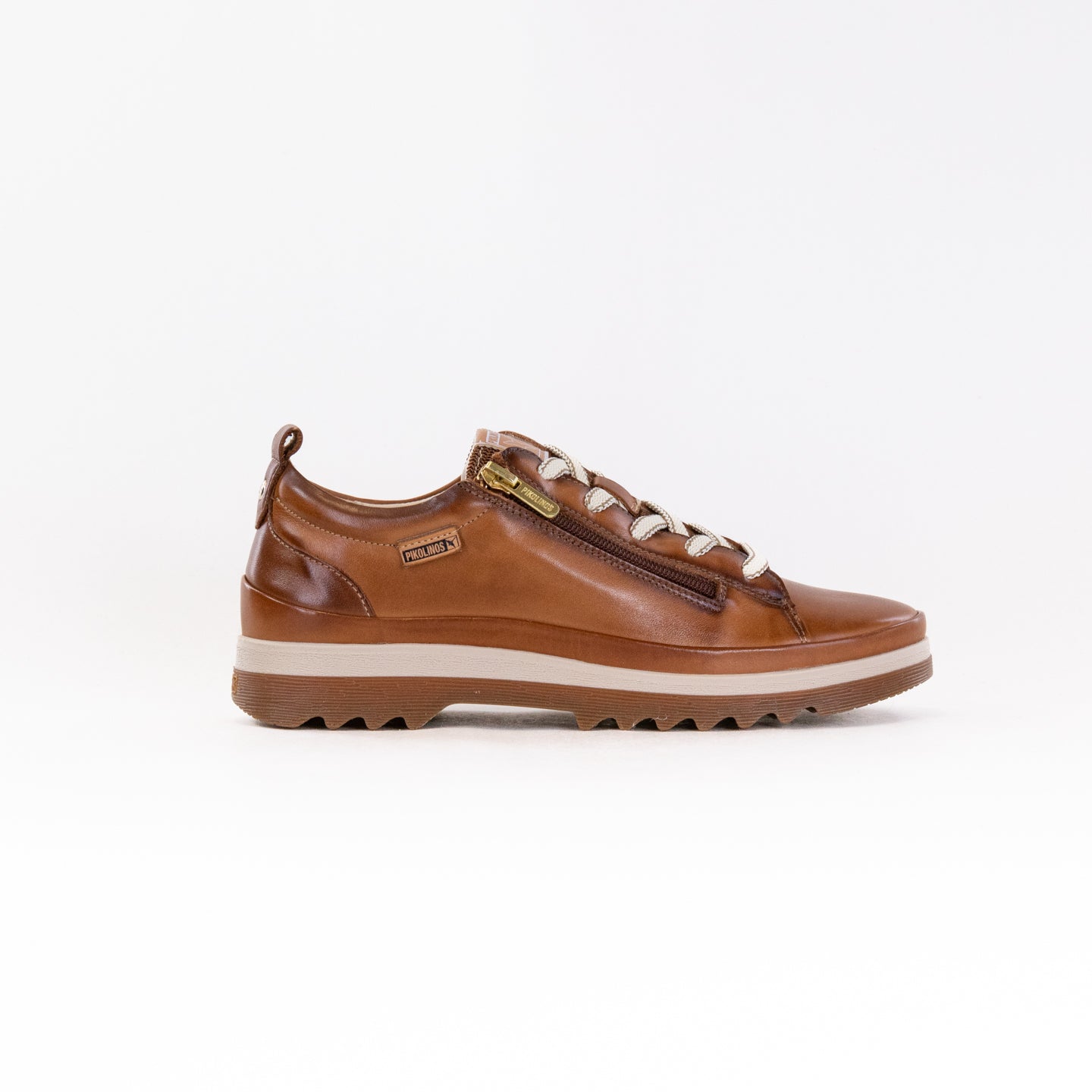 Pikolinos VIGO W3W Women's Casual Brandy-colored Lace-up and Zip Shoes