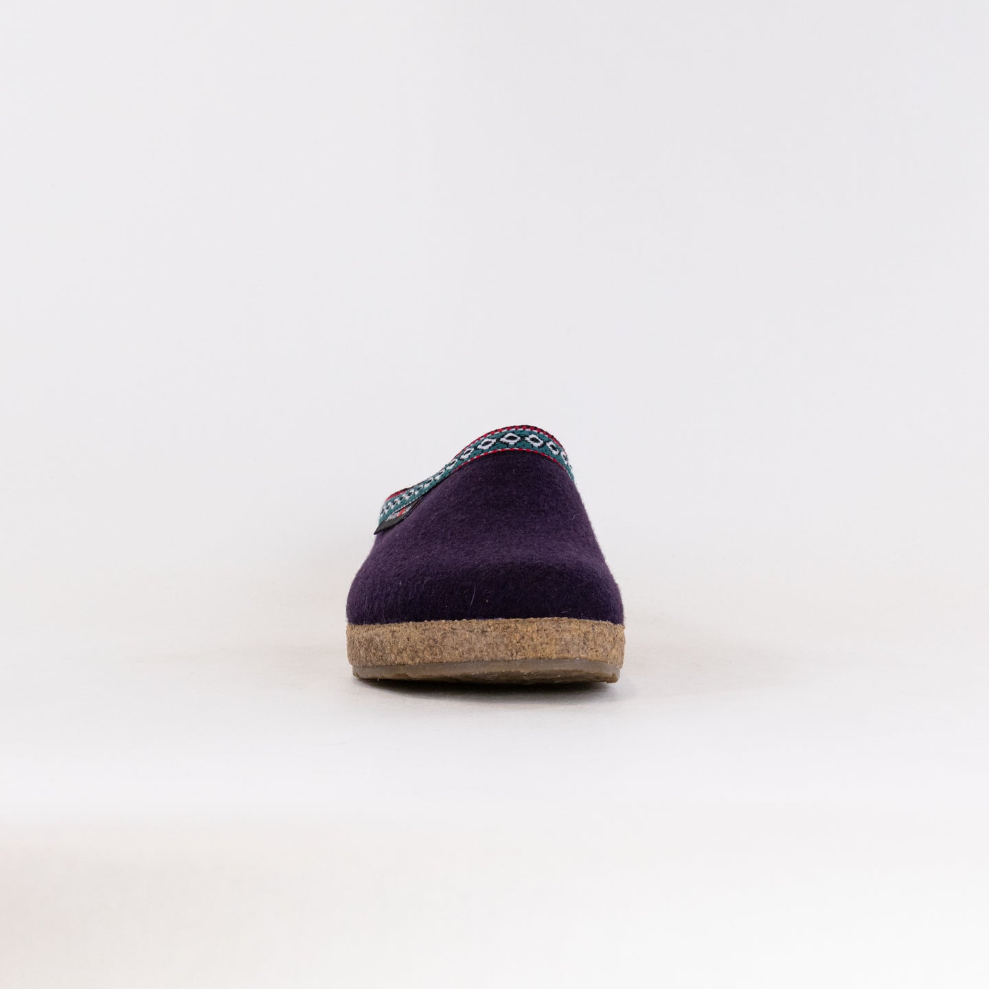 Haflinger Women's GZ Clogs in Eggplant Color