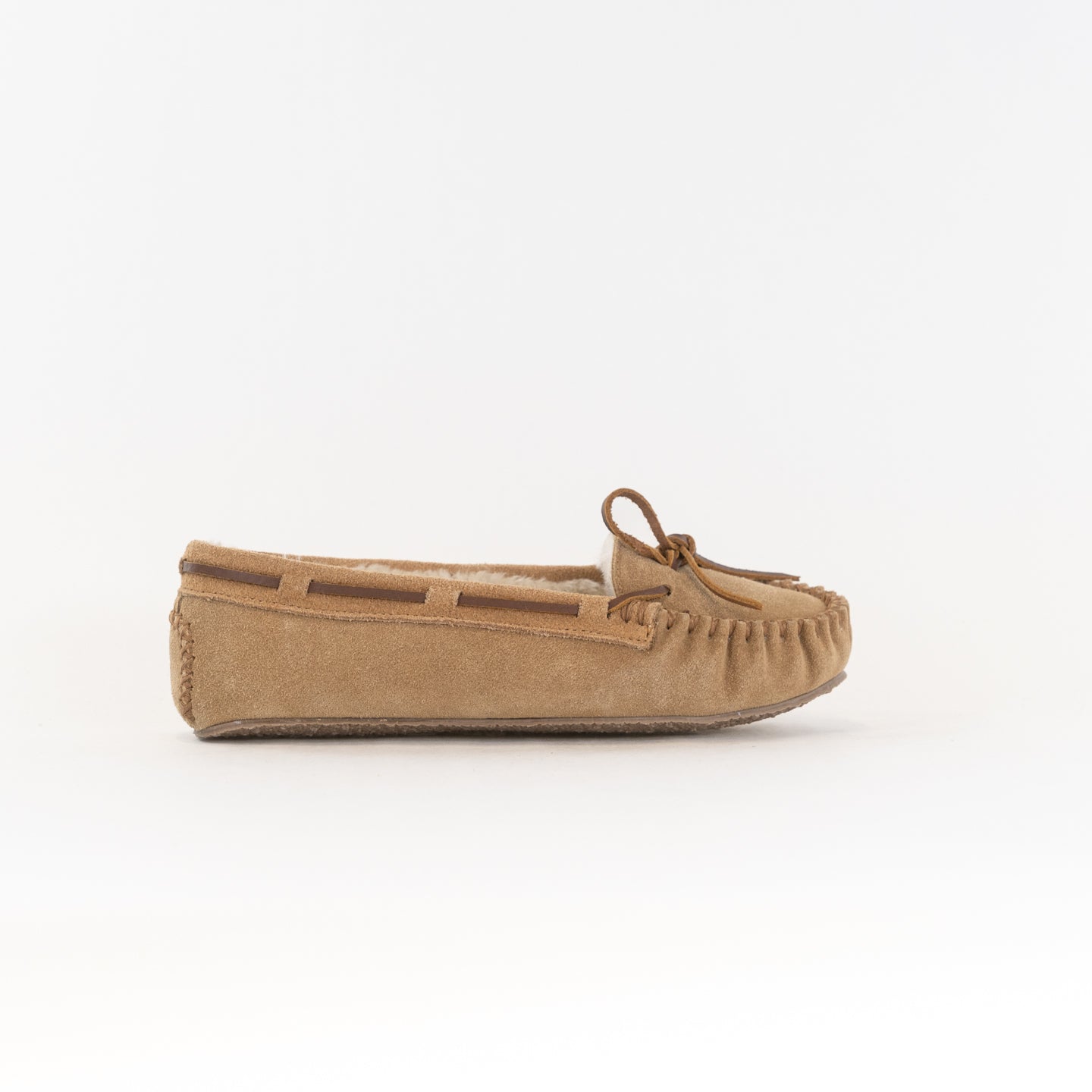 Minnetonka Women's Cally Slippers in Cinnamon Color
