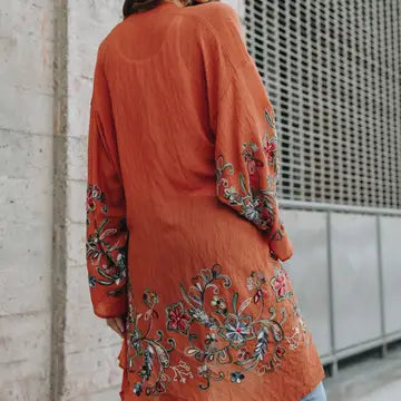 Leto Chic Floral Full-Length Luxury Kimono for All Occasions