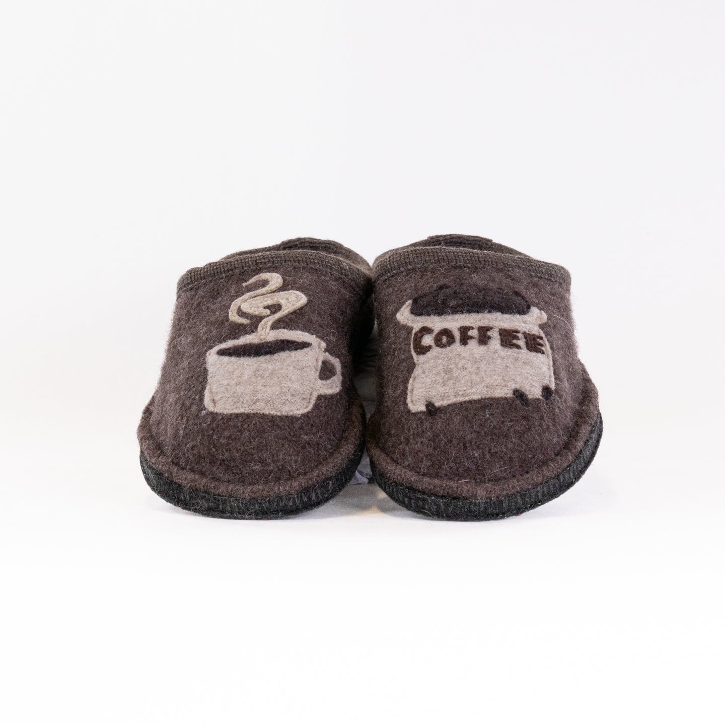 Unisex Haflinger Earth - Inspired Coffee Slippers