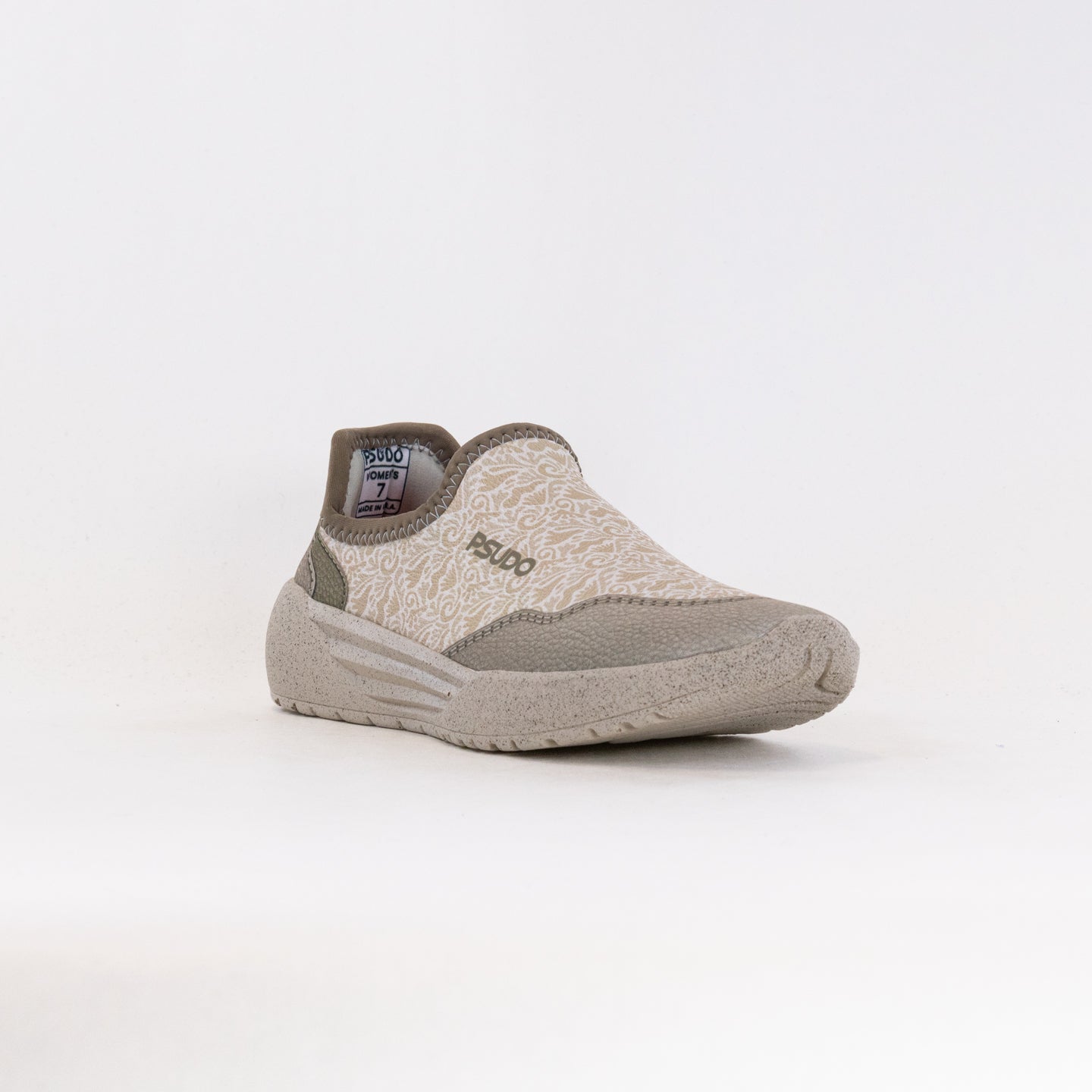 PSUDO Azure Women's Light Sand Colored Sports Lifestyle Sneakers
