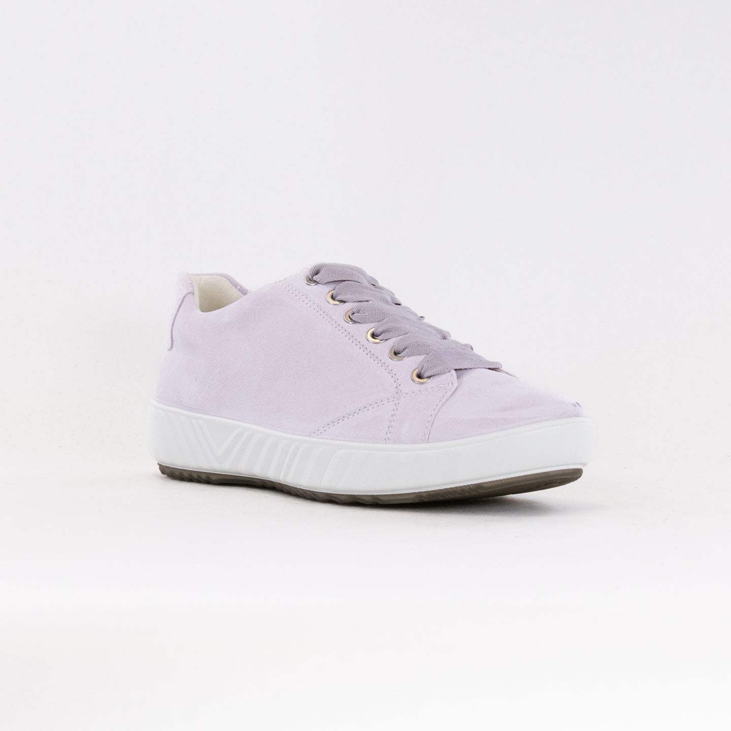 Women's Lilac Ara Alexandria Lace - Up Comfortable Sneakers
