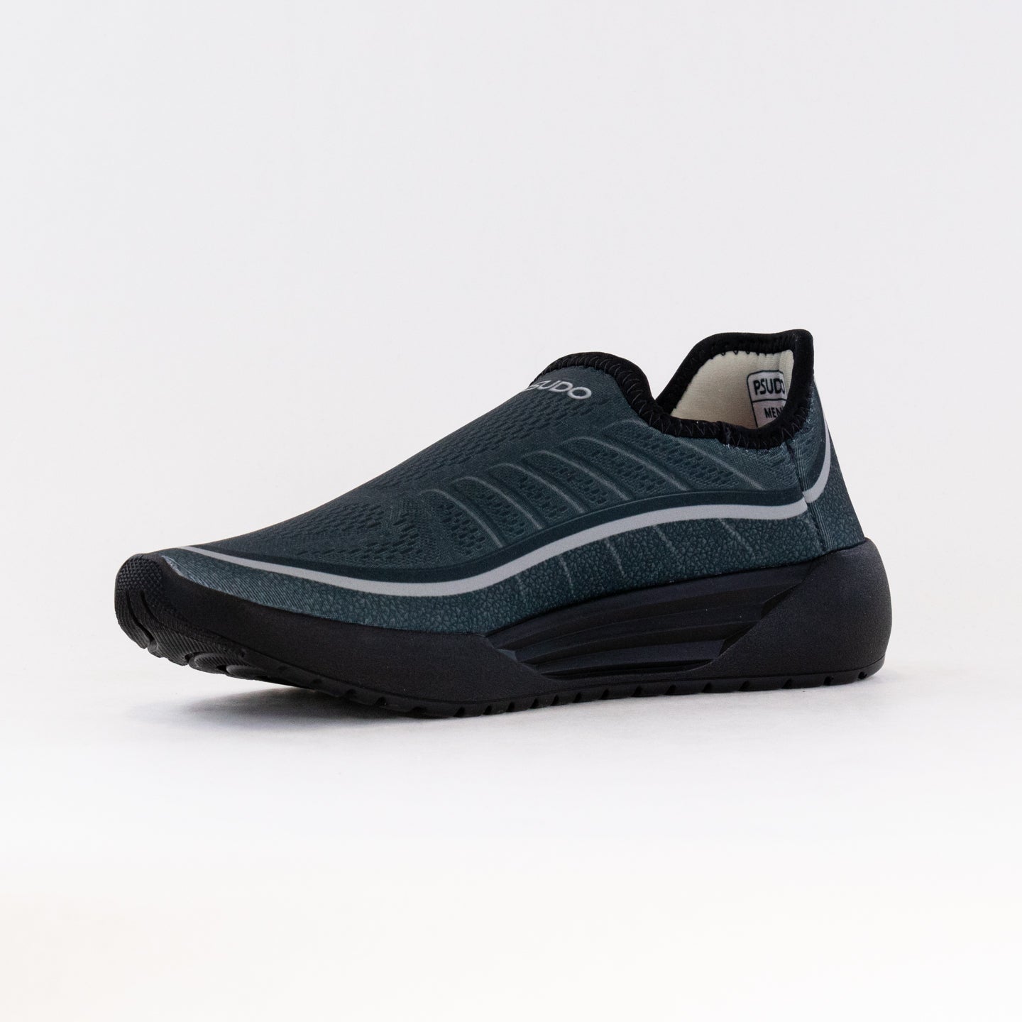 Men's Pseudo Racing Sports Sneakers - Classic Black