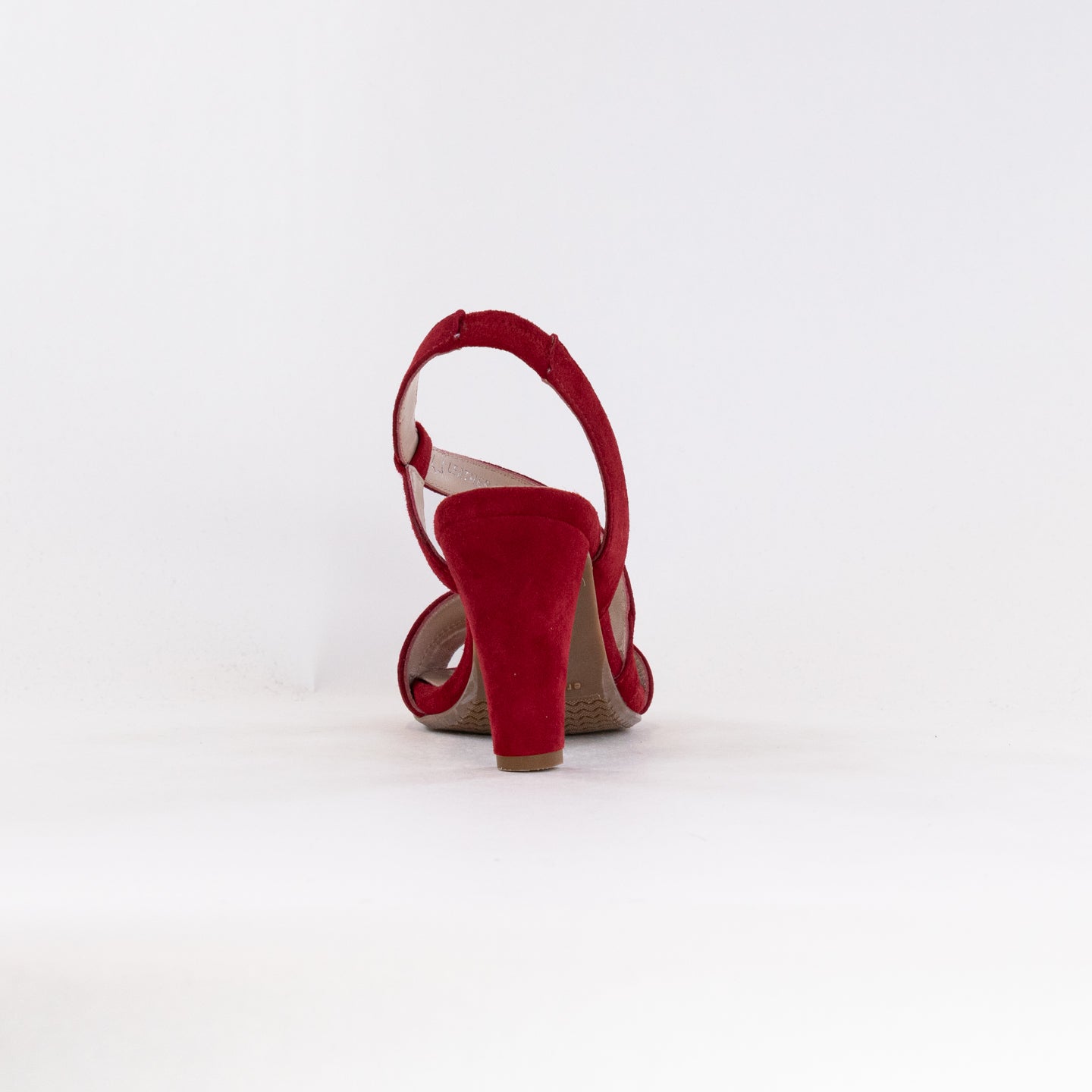 Eric Michael Scarlett Women's Red Suede Strappy High Heel Sandals