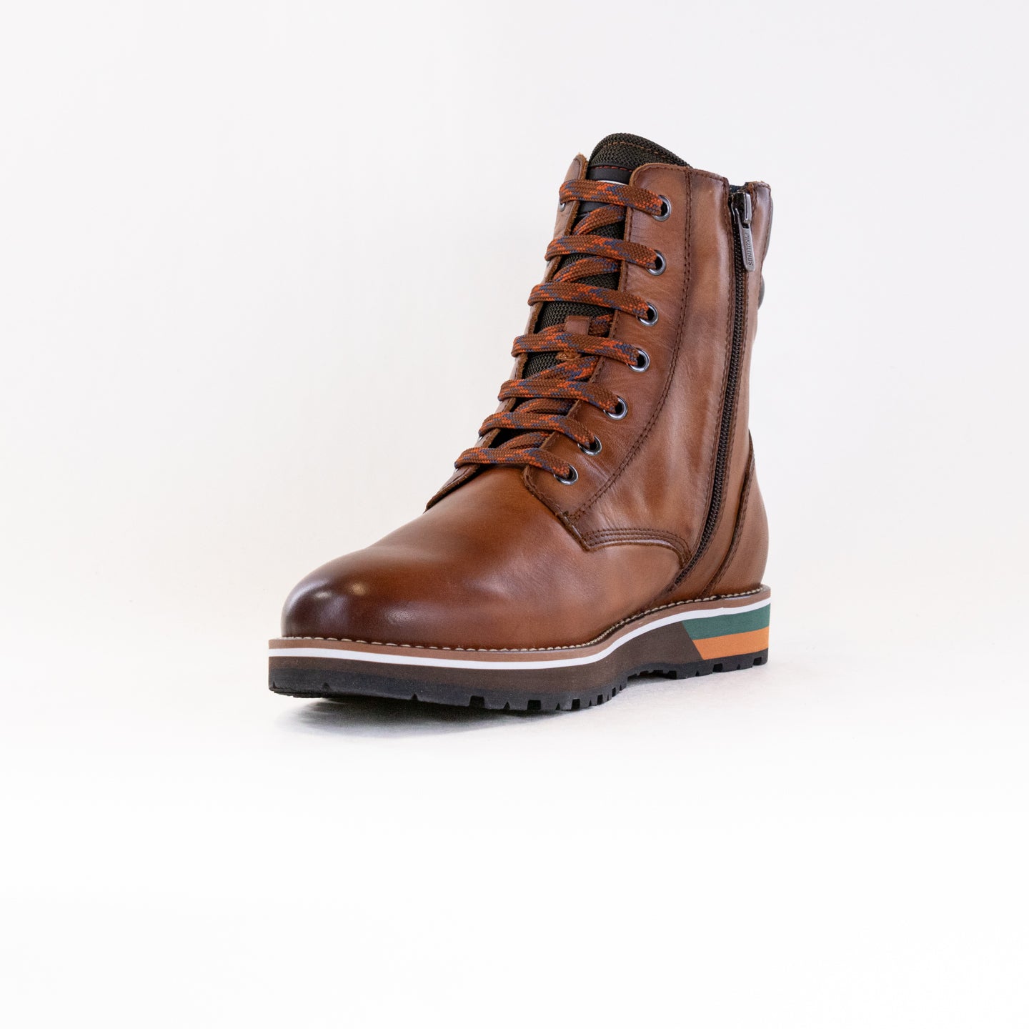 Pikolinos Pirineos Men's Dress Shoes - Brandy Calfskin Leather Model M6S - 8113C1