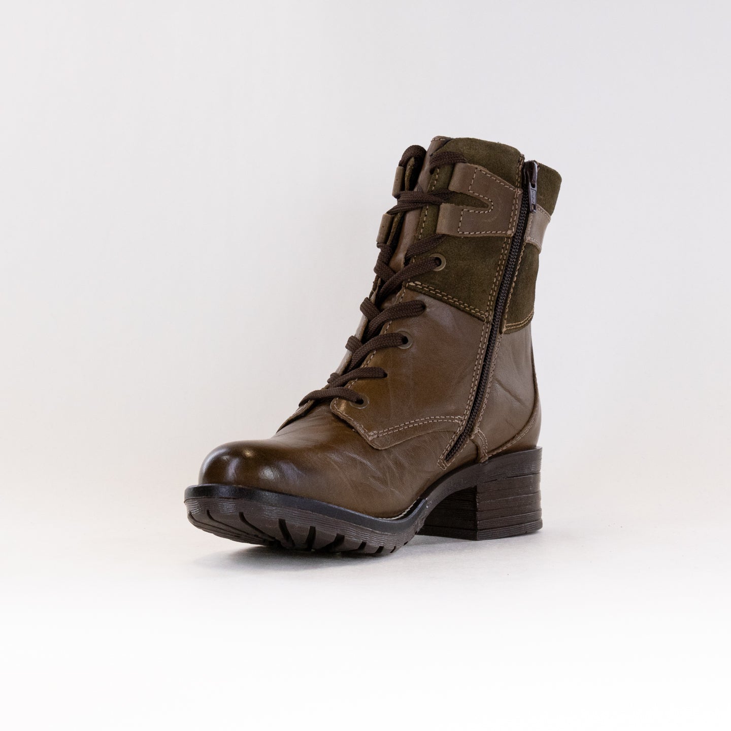 Women's Olive Dromedaris Kara Soft Suede Boots