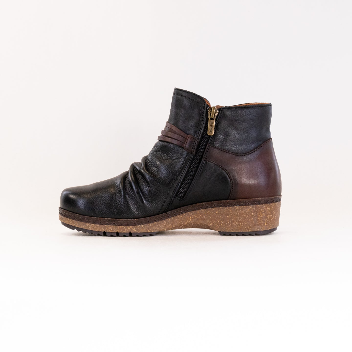 Women's Comfortable Black Pikolinos Granada Short Ankle Boots
