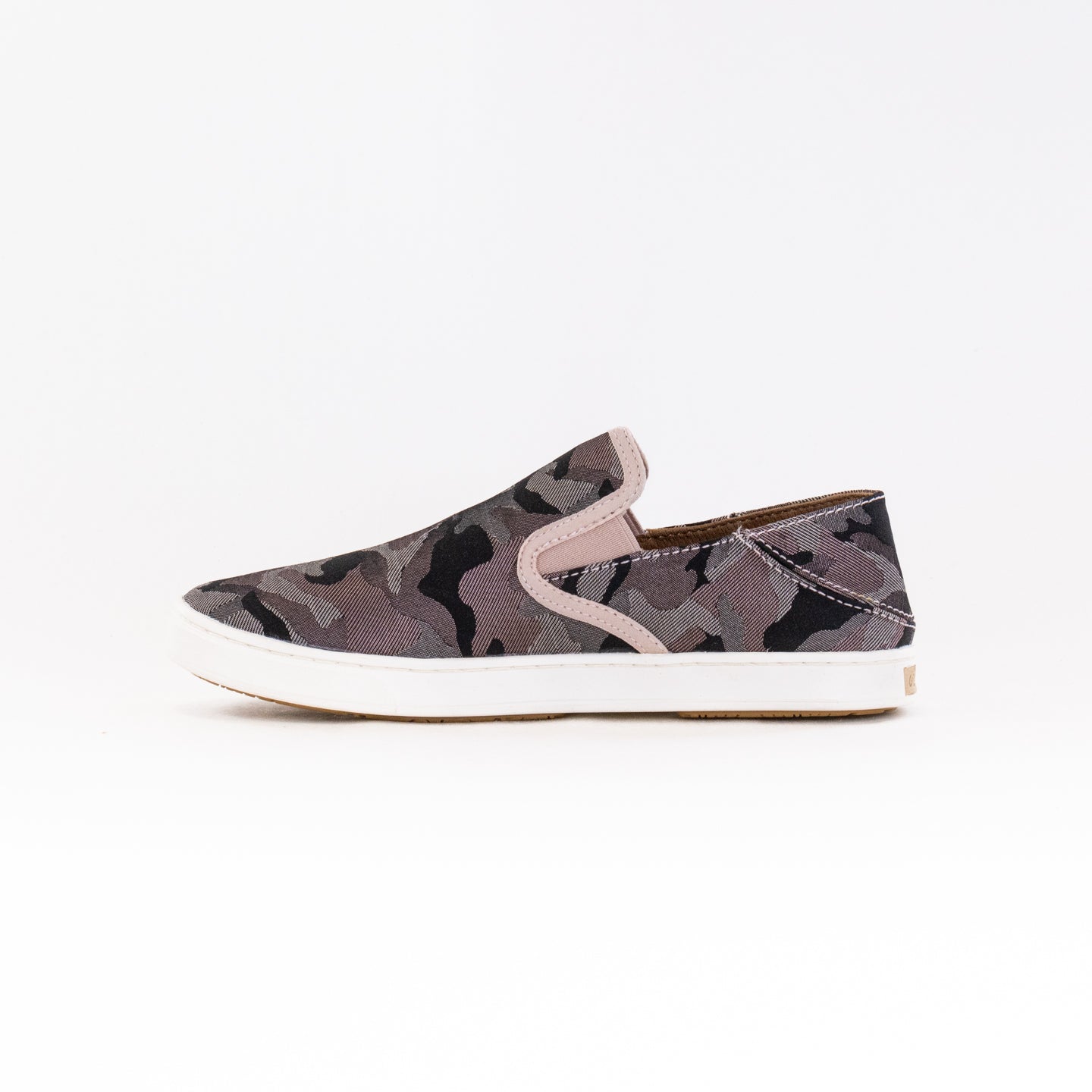Olukai Women's Pehuea Pa'i Slip-on Sneakers in Soft Pink/Camo