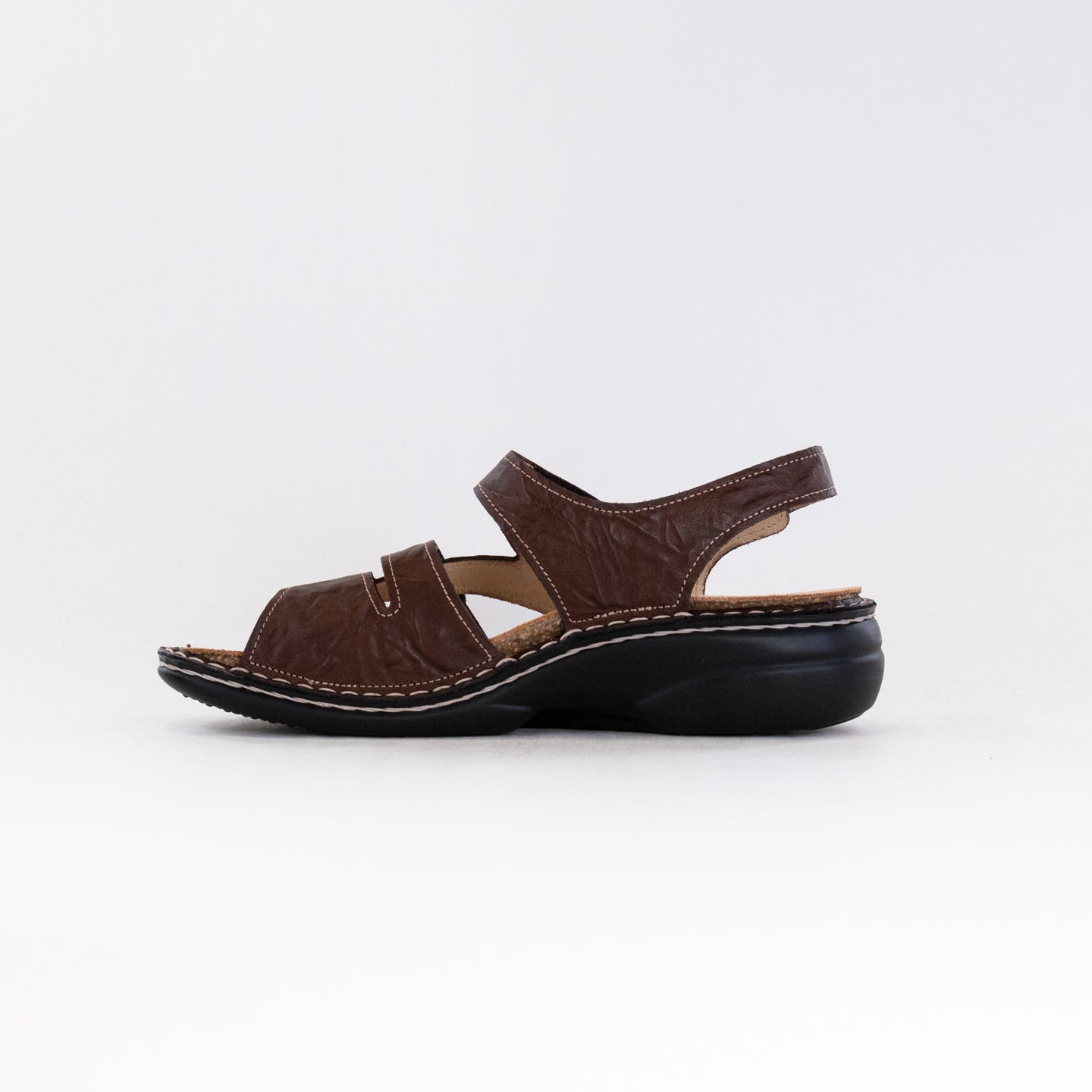 Finn Comfort Women's Gomera-S Brown Casual Leather Shoes