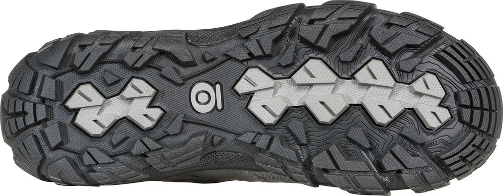 Women's Oboz Sawtooth X Low Waterproof Hiking Shoes in Hazy Gray