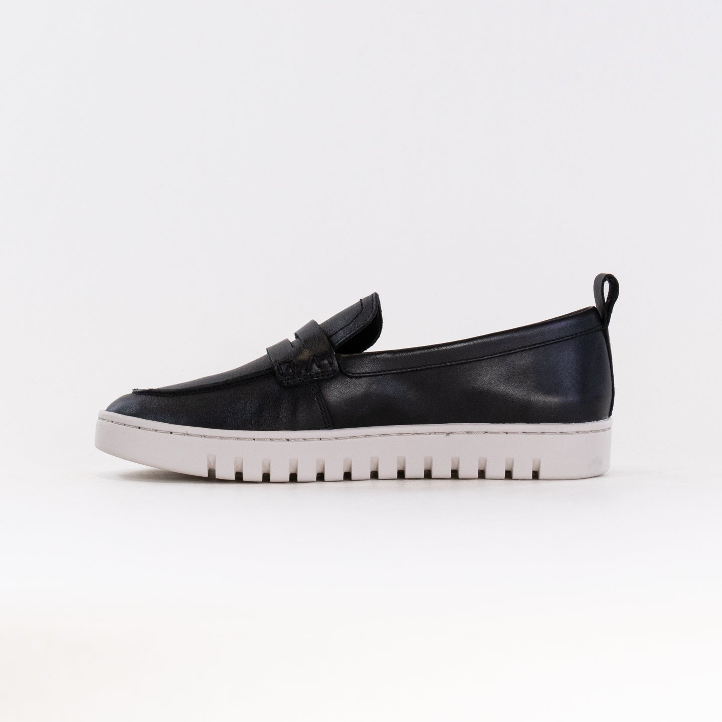 Vionic Women's Black Leather Uptown Loafers - Packable and Comfortable Footwear