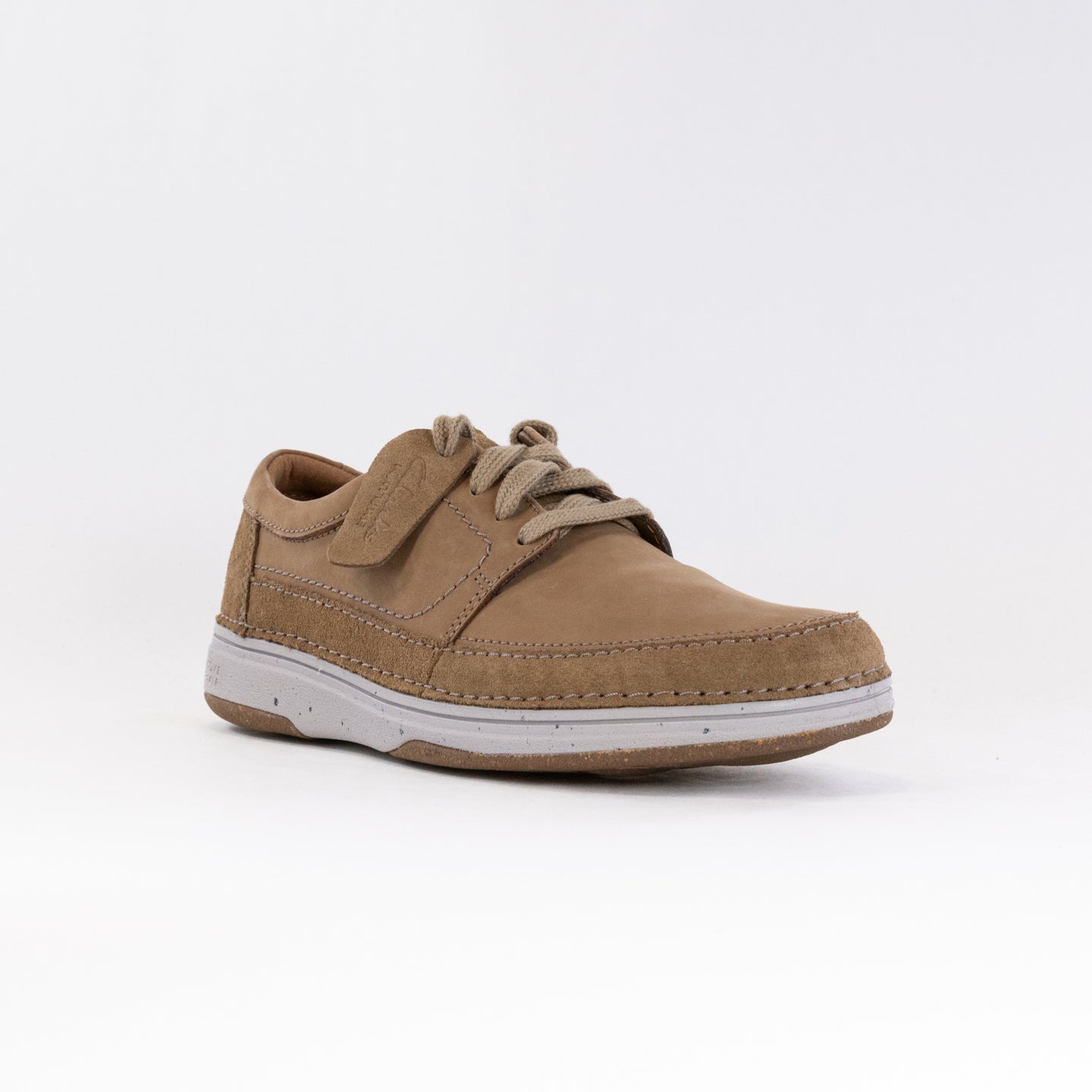 Men's Clarks Nature 5 Lo - Stylish Dark Sand Leather Shoes